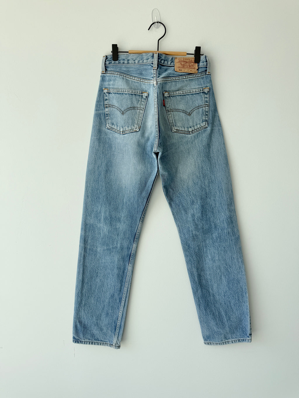 W28 L30 vintage Levis 501 27/28” measured waist dark faded blue 501s amazing fade 90s denim