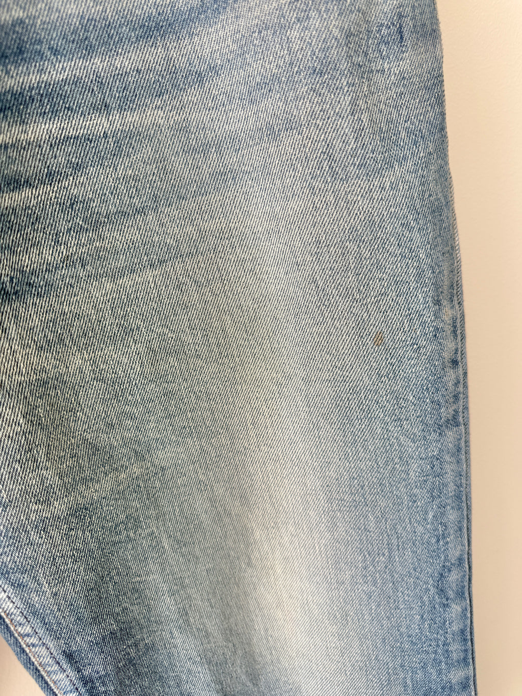 W34 L29 vintage Levis 603 33/34” measured waist dark blue faded whiskers  70s 603s