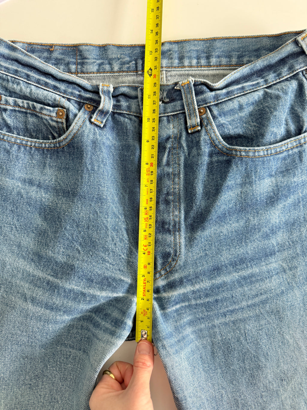 W30 L30 vintage Levis 501 29/30” measured dark faded blue 80sUSA Levi’s 501s