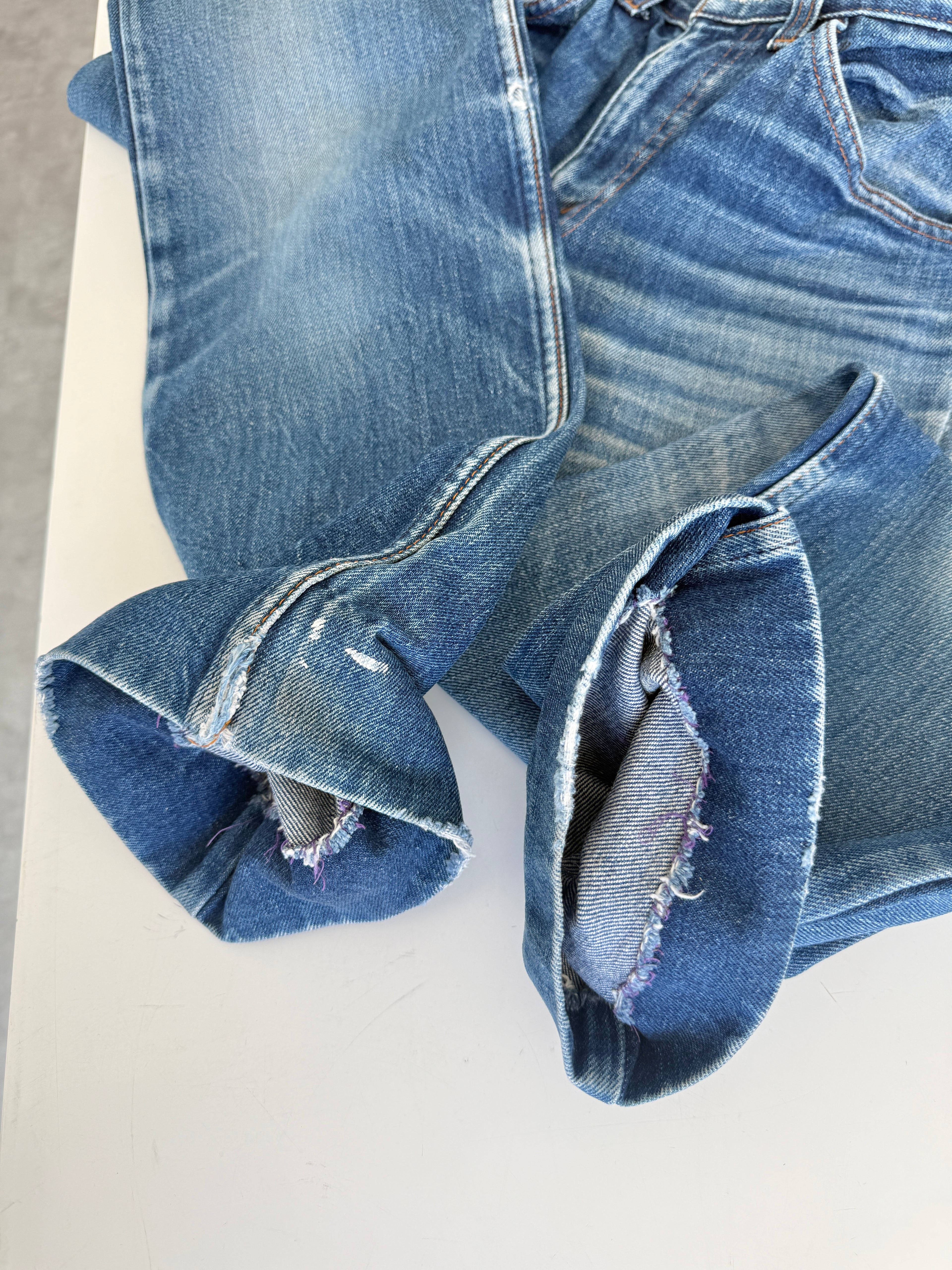 Soft W26 L27 vintage Levis 630 25/26” measured waist dark faded blue 630s 80s