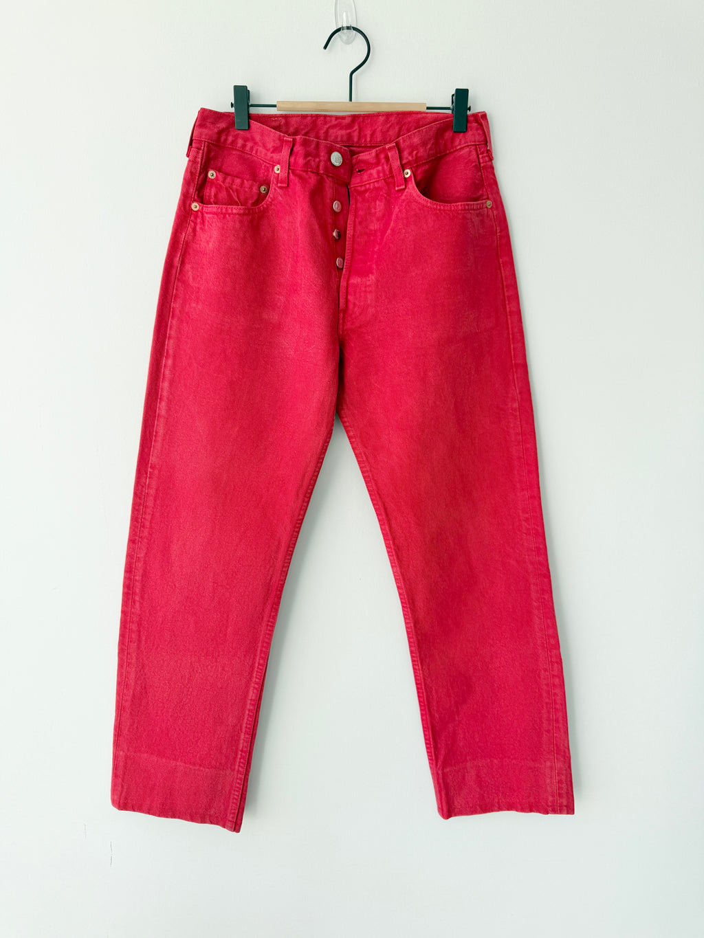 W30 L28 vintage Levis 501 29/30” measured waist red 90s 501s