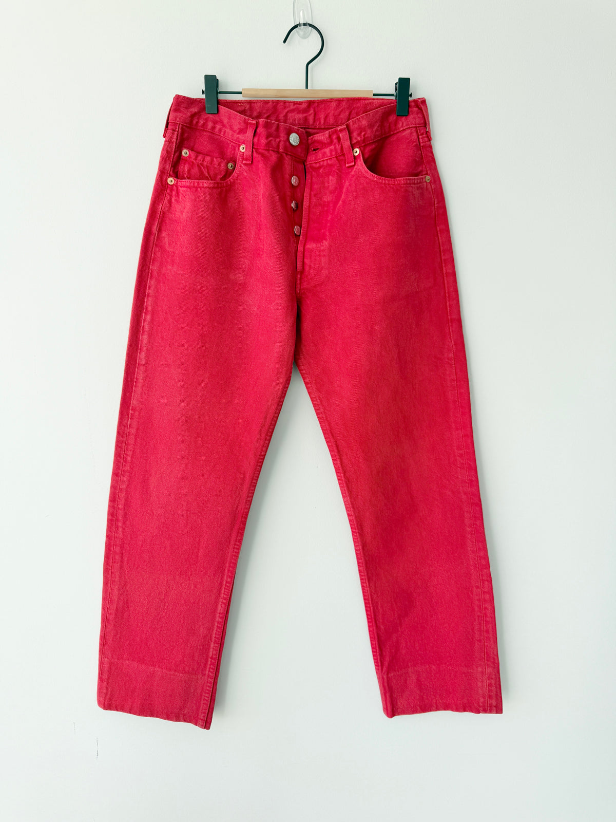 W30 L28 vintage Levis 501 29/30” measured waist red 90s 501s