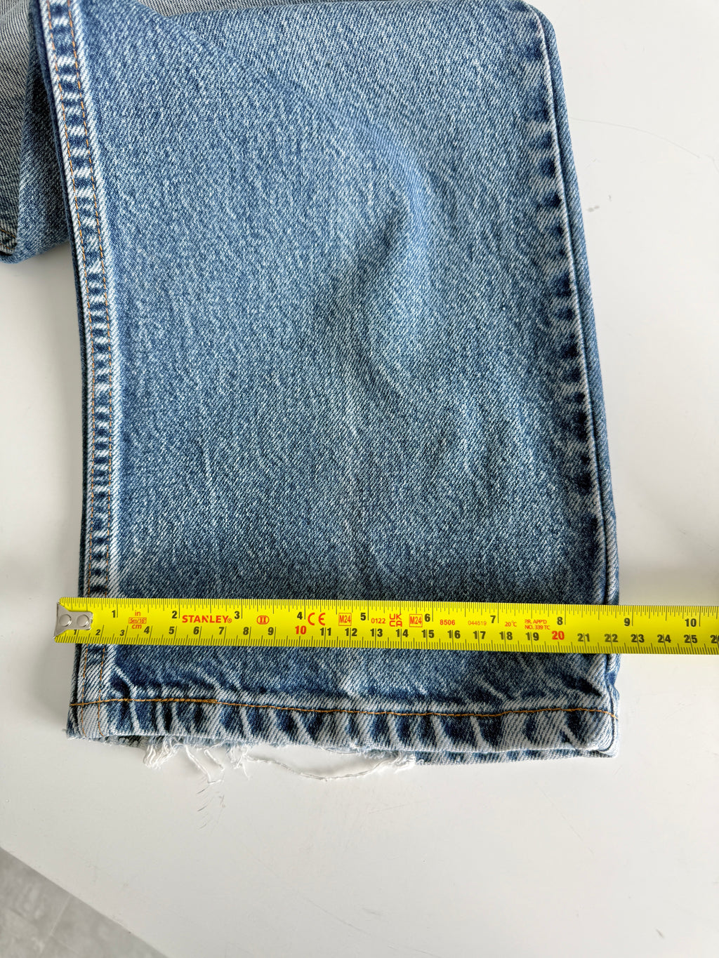 W30 L30 vintage Levis 517 30” measured waist dark faded blue 517s amazing Wallet mark