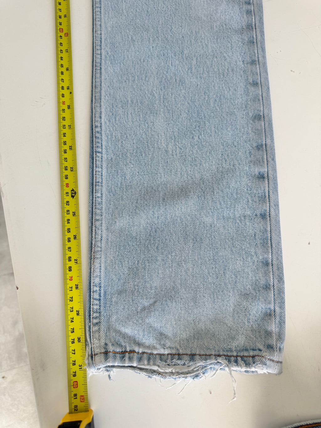 W30 L31 vintage Levis 501 29/30” light blue Levi’s 501s destroyed but beautiful denim