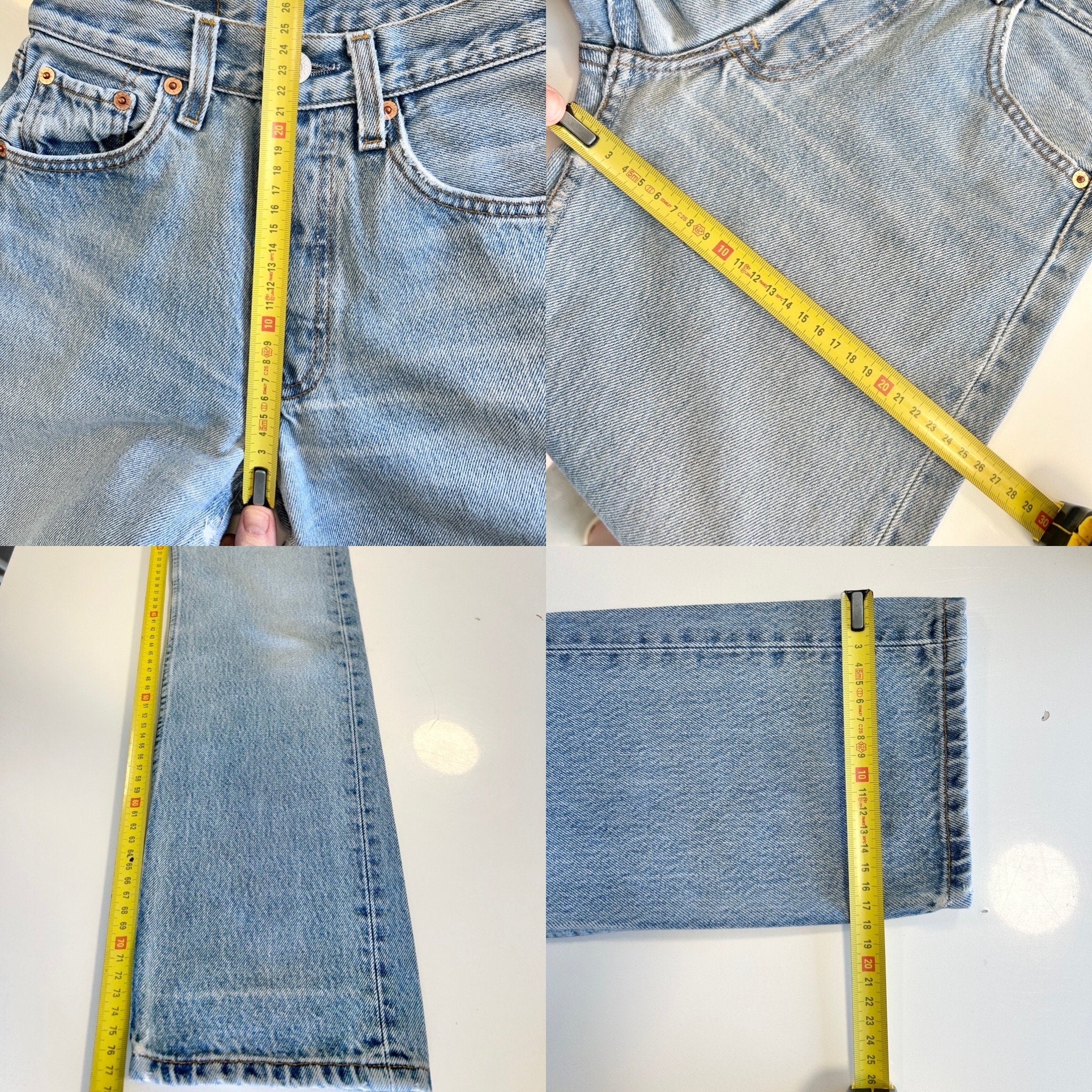 Levi’s 501 vintage w23 L30 Levi’s 501 light blue faded blue straight leg blue 501 vintage blue 501 worn vintage Levi’s