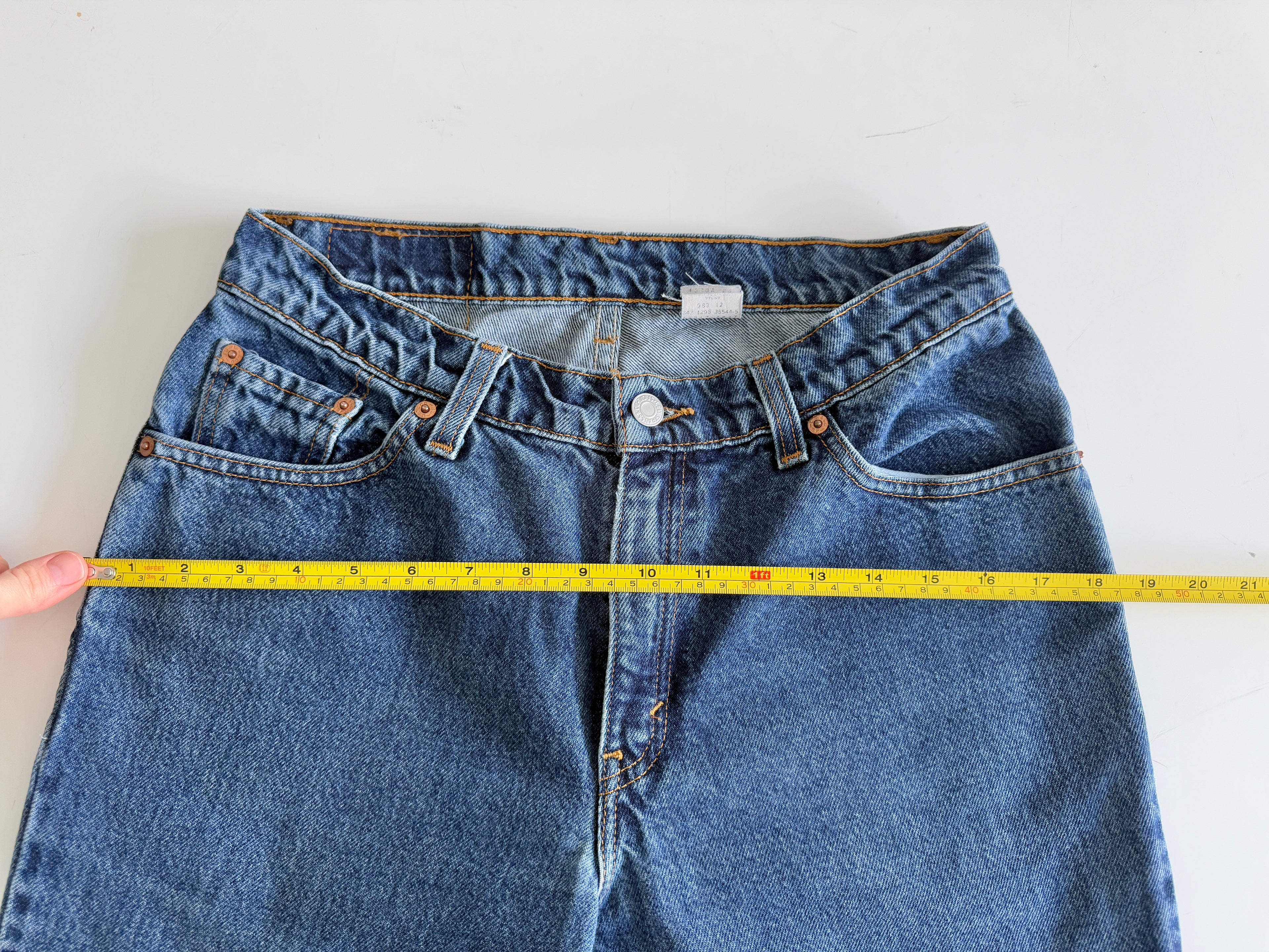 W28 L25 vintage Levis 517 28” measured dark blue 90s Levi’s 517s