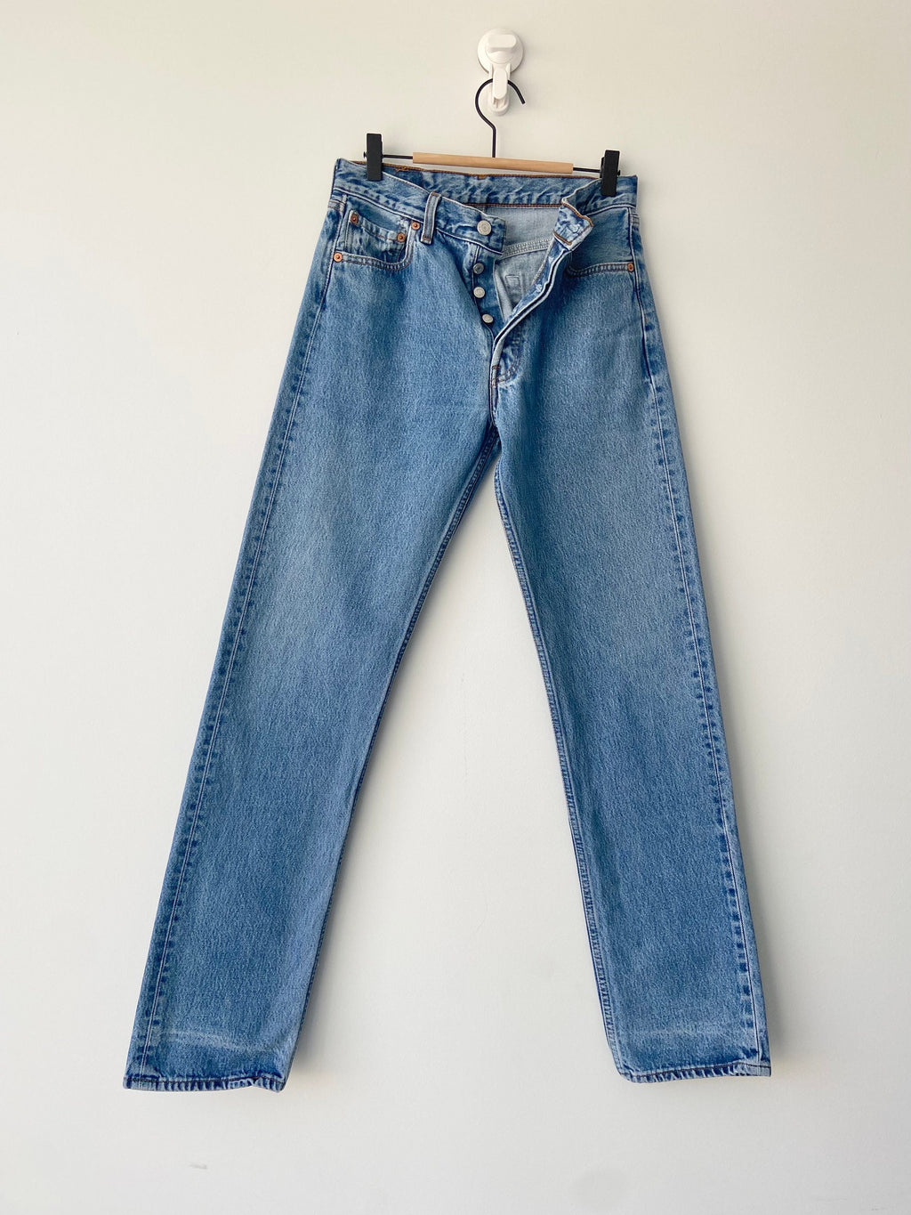 Levis 501 jeans w28 L32 blue denim blue Levi’s vintage 501