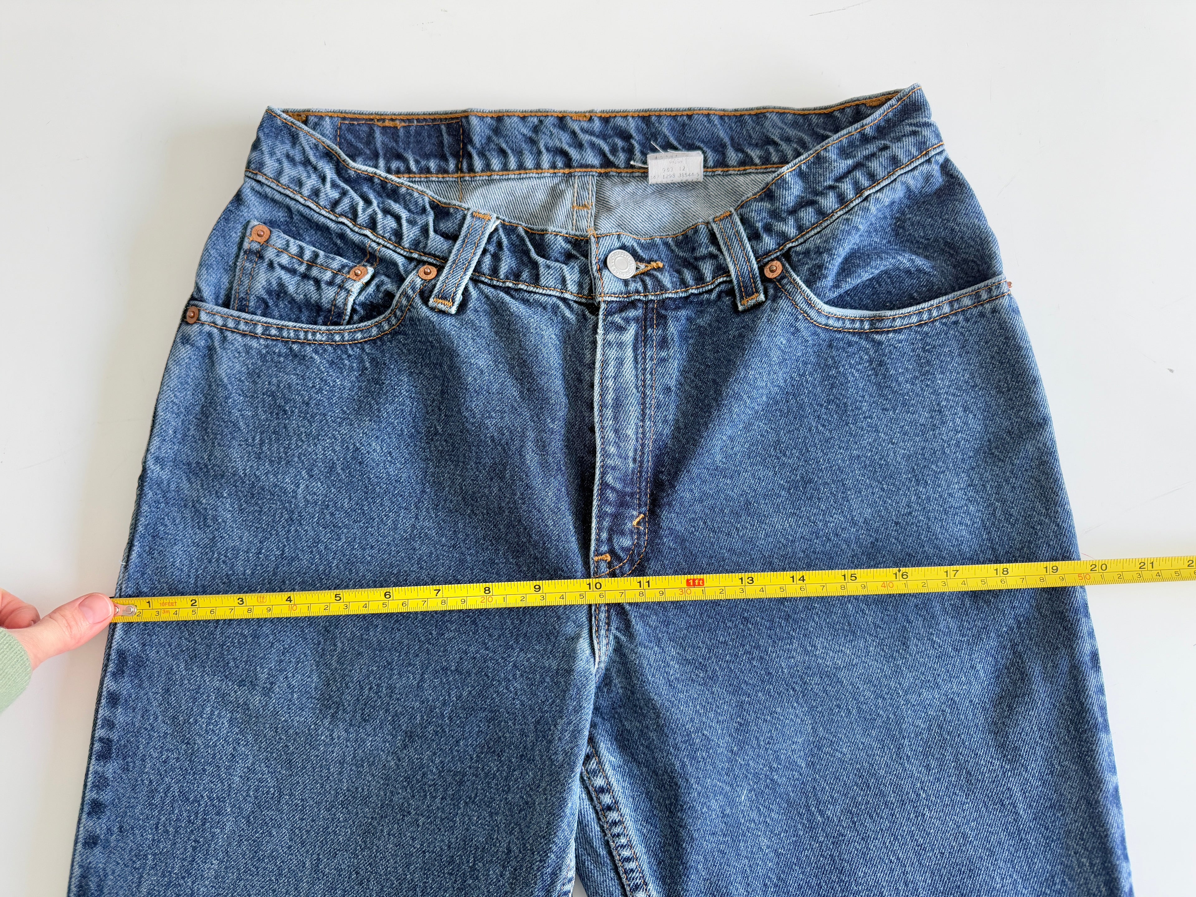 W28 L25 vintage Levis 517 28” measured dark blue 90s Levi’s 517s