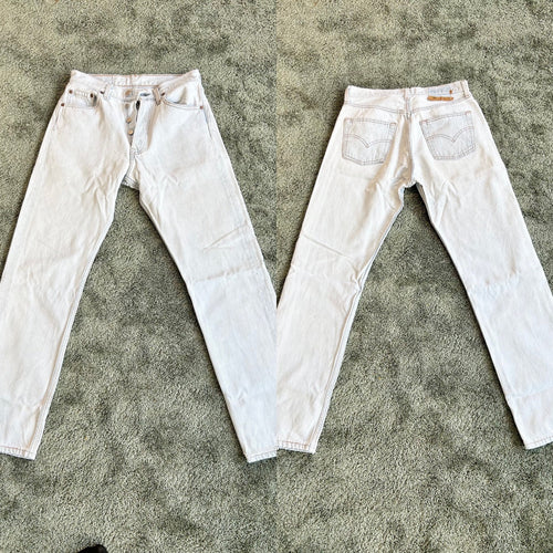 Levis 501 jeans w28 L30 90s light wash faded blue 501 faded wash blue 501 vintage 501s