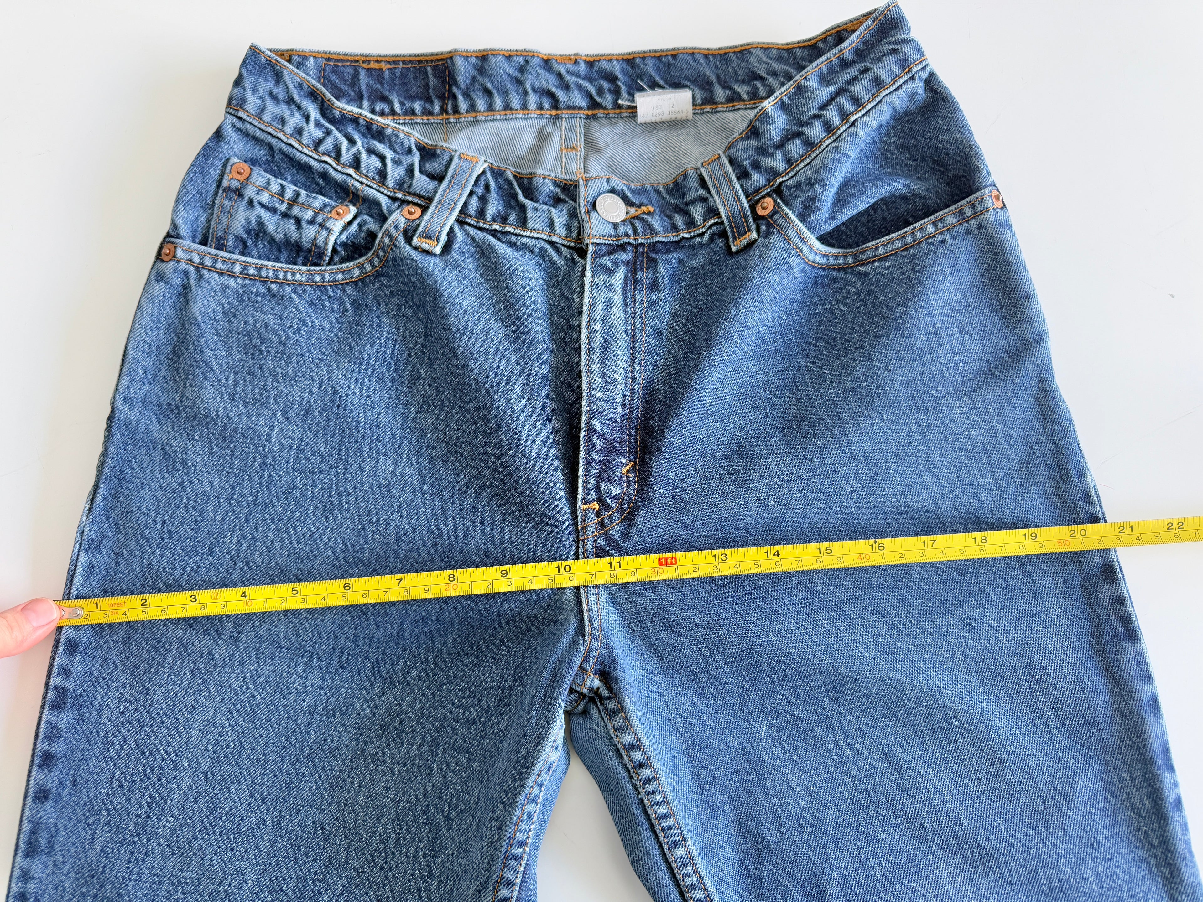 W28 L25 vintage Levis 517 28” measured dark blue 90s Levi’s 517s