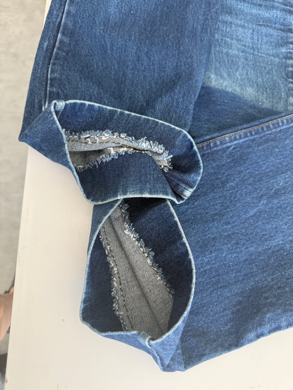 W31 L29 vintage Levis 630 30/31” measured waist dark faded blue 630s 80s   Orange tab