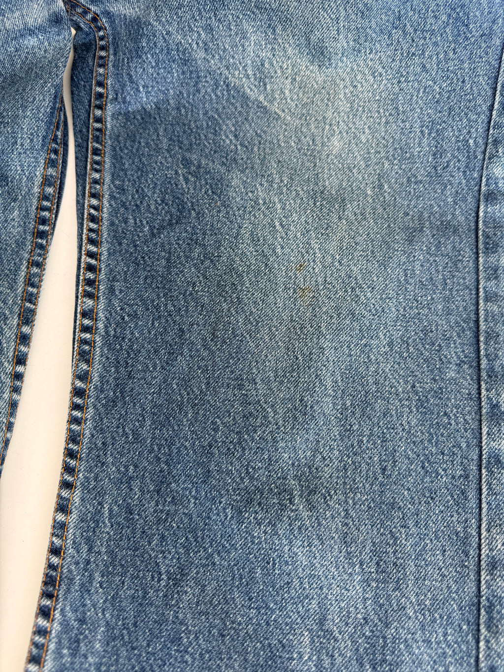 W34 L29 vintage Levis 505 32/34” measured waist dark faded USA 90s 505s