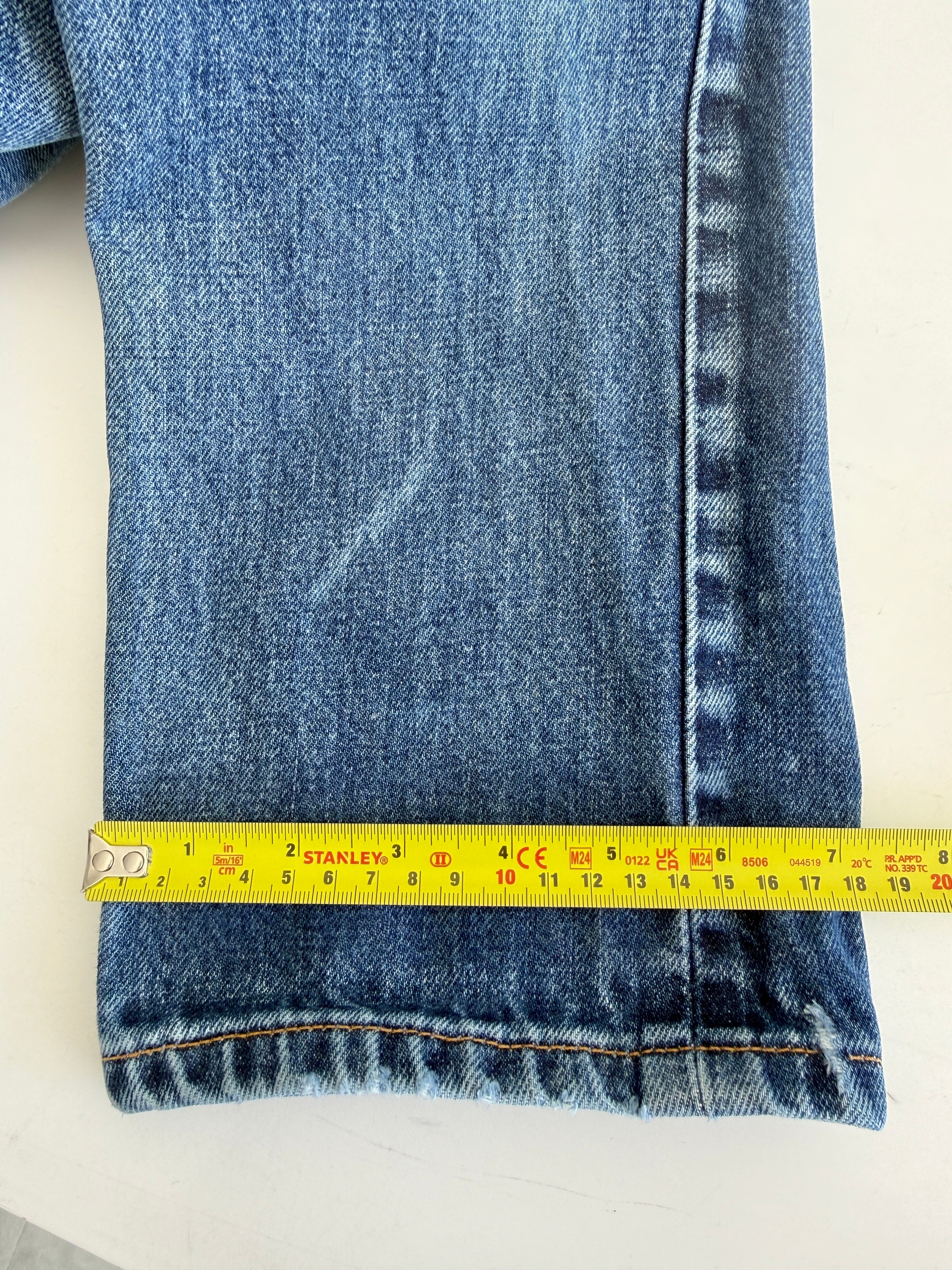 Softer W26 L29 vintage Levis 501 25/26” measured waist indigo faded blue 501s Y2K