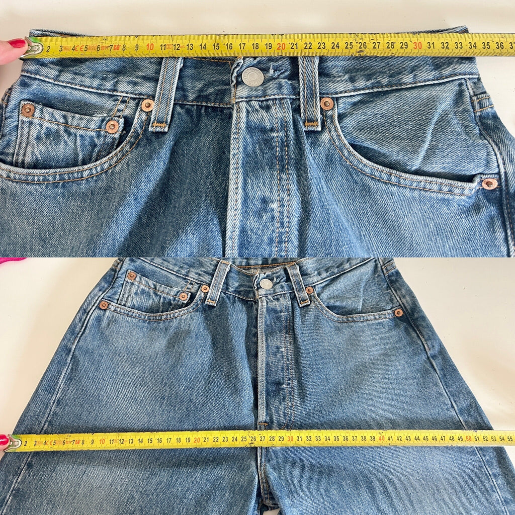 Levis 501 vintage w26 L31 Levi’s 501 medium blue 90s Levi’s USA blue faded blue straight leg blue 501 vintage blue 501 worn vintage Levi’s