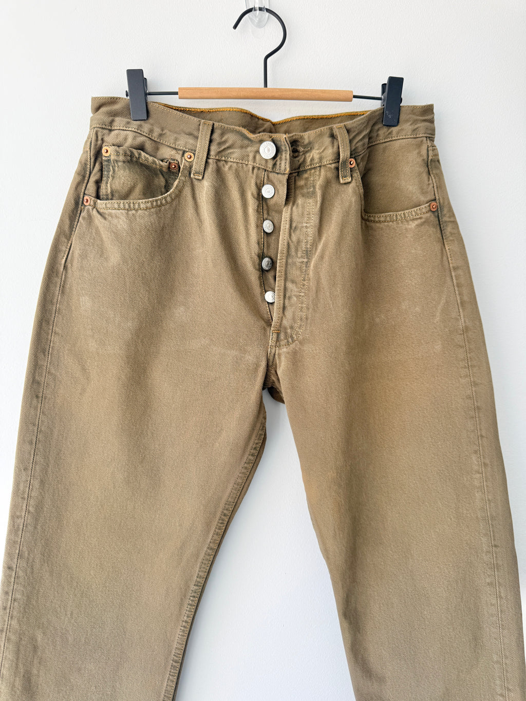 W30 L28 vintage Levis 501s 29/30” khaki/ brown Levi’s 501s 90s