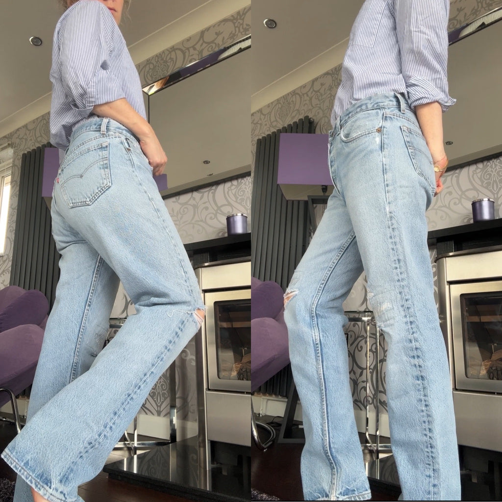 Levis 501 vintage w31 L28 Levi’s faded  blue made in USA 80s straight leg Levi’s 501 vintage 501  30/31” waist