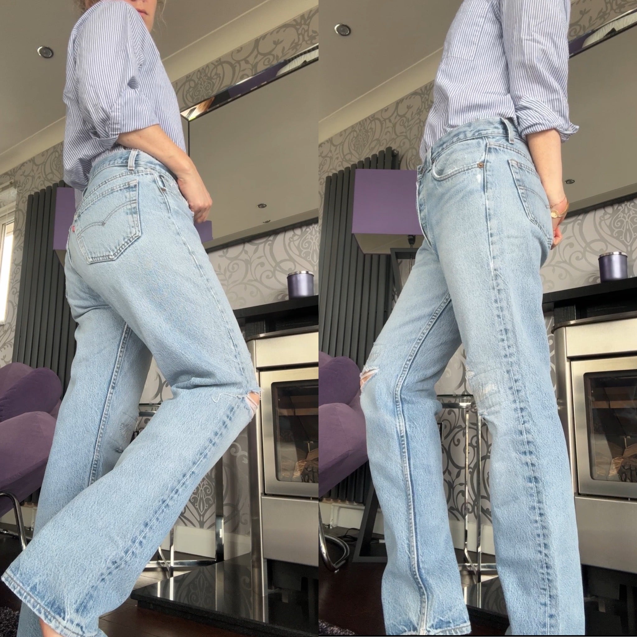 Levis 501 vintage w31 L28 Levi’s faded  blue made in USA 80s straight leg Levi’s 501 vintage 501  30/31” waist