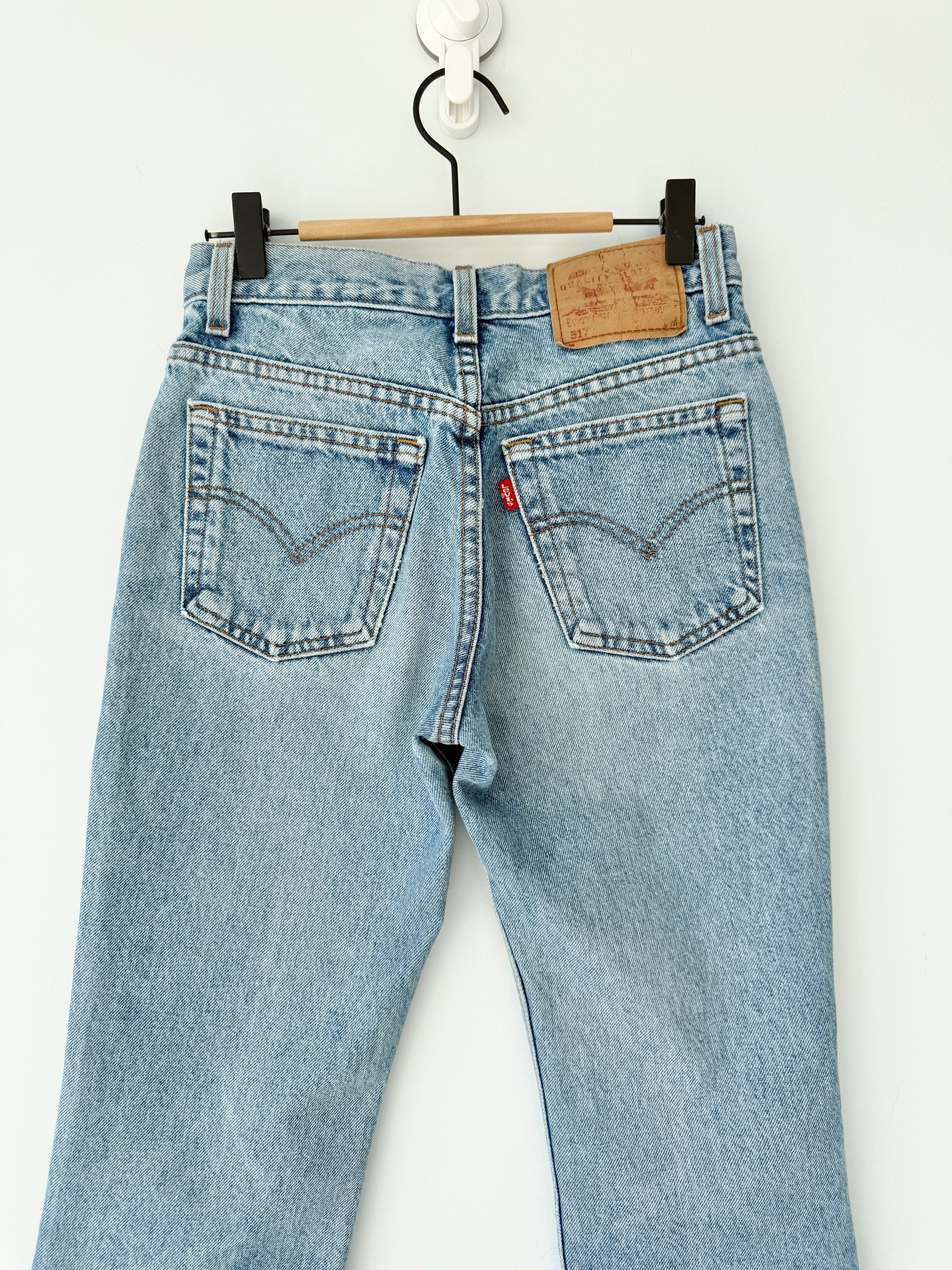 W24 L31 vintage Levis 517 26” measured medium faded blue denim Levi’s 517s