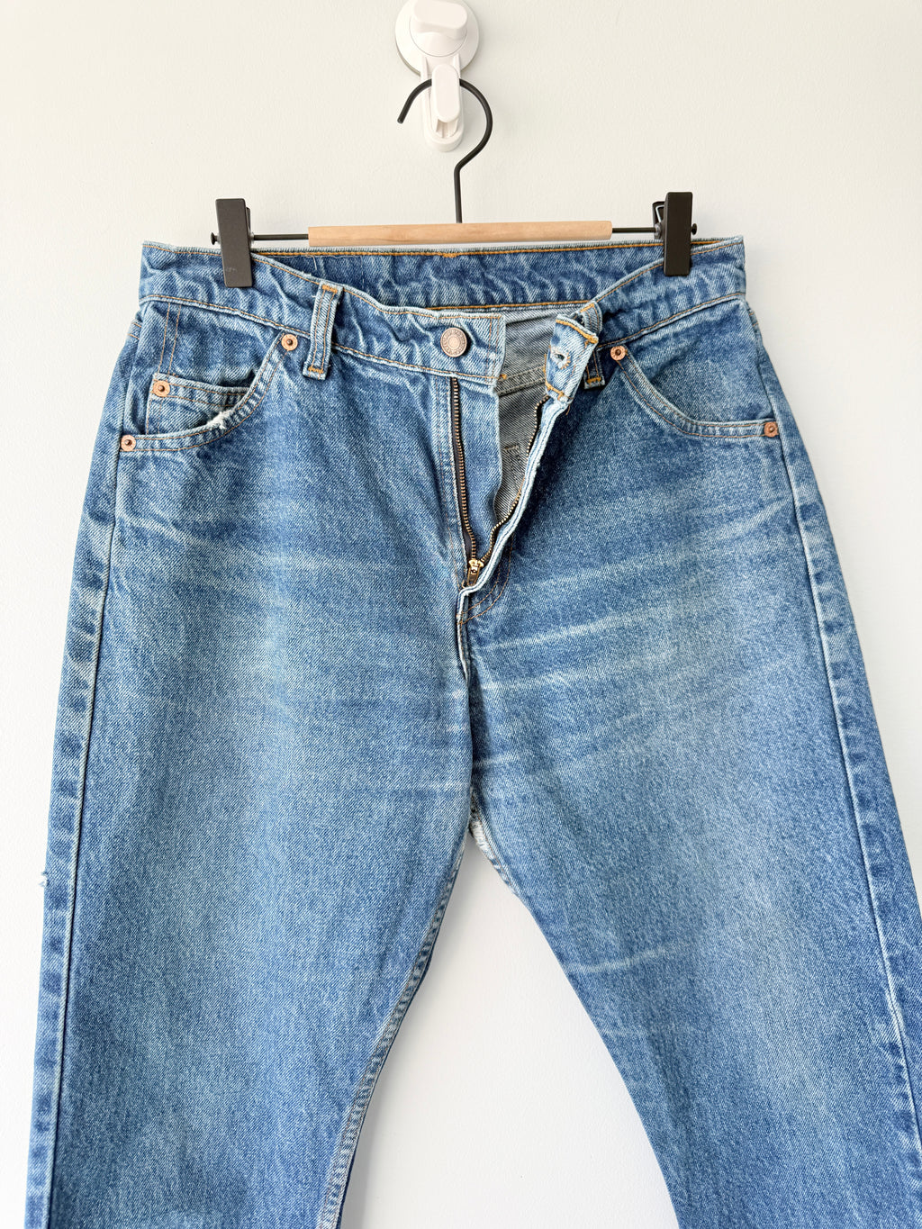 W28 L31 vintage Levis 517 28/29” measured dark fade blue denim Levi’s 517s
