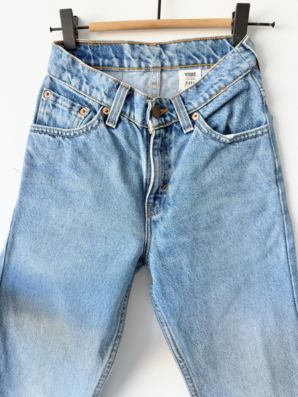 W21 L30 vintage Levis 517 21” measured waist medium blue Levi’s 517s USA 90s