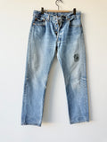 W31 L30 vintage Levis 501xx 31” measured fade whiskers USA 501s 90s