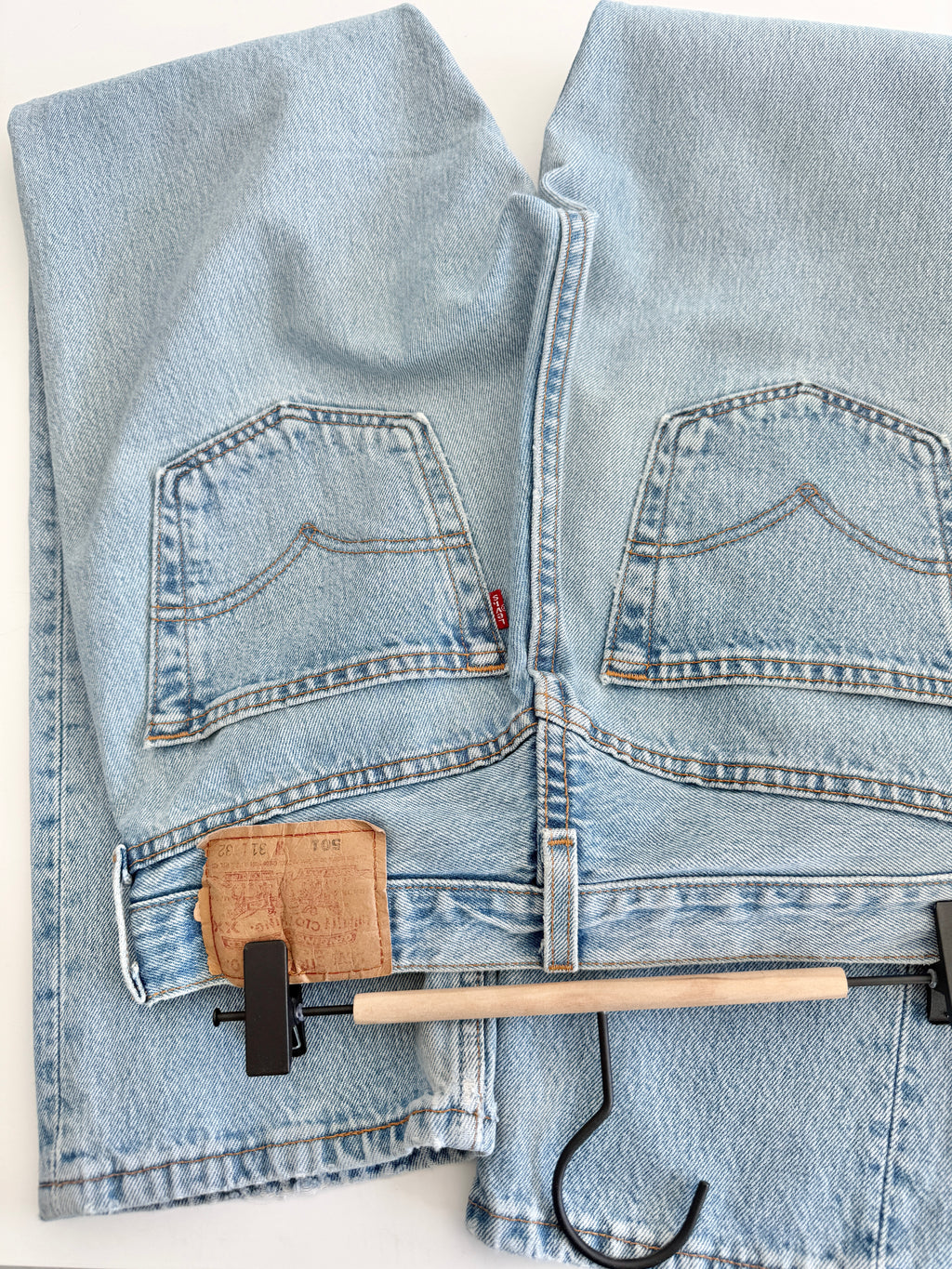 W29 L30 vintage Levis 501 28-29”measured light blue 90s USA 501s