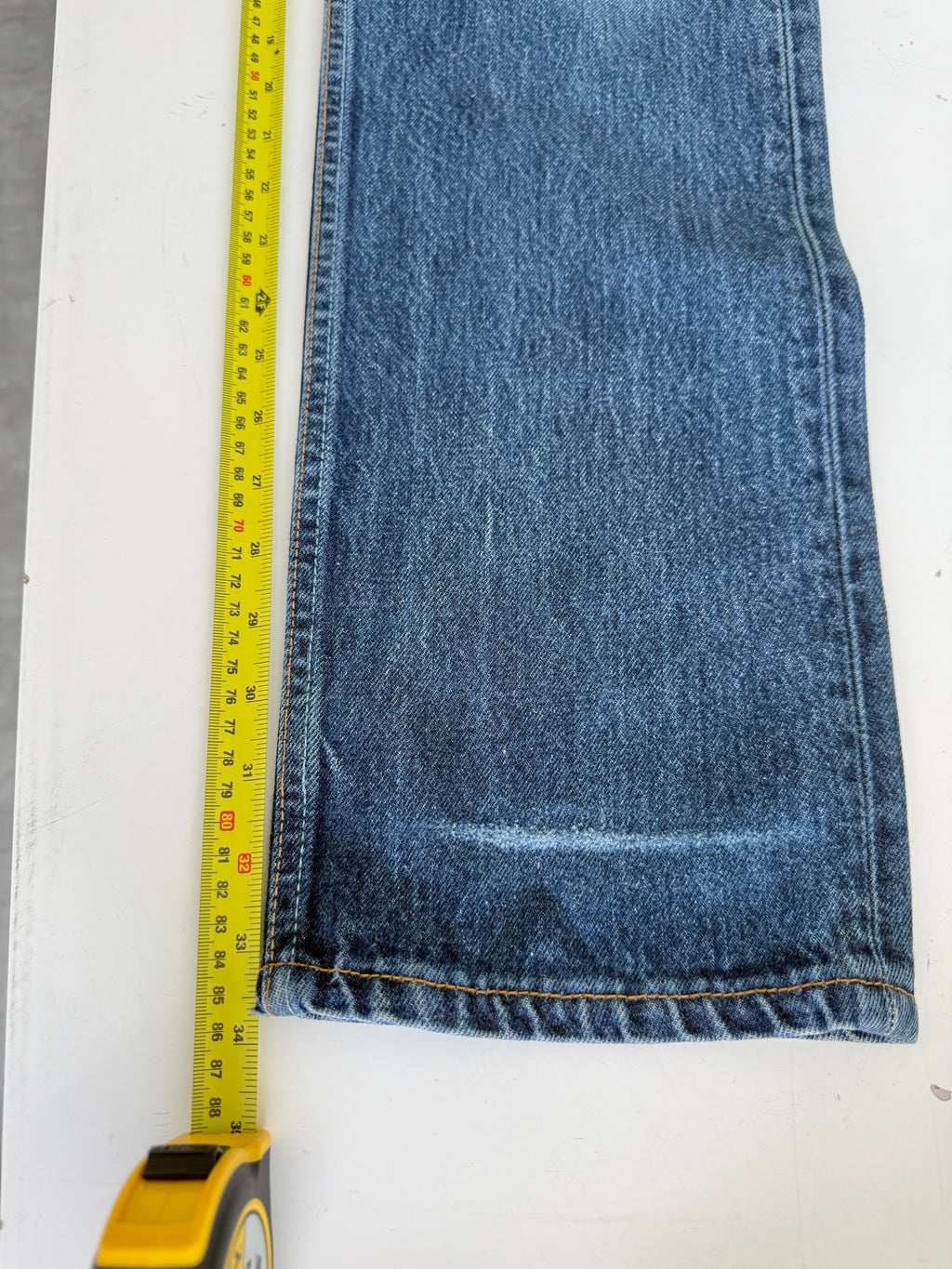 W27 L33 vintage Levis 501 26-27” dark f blue 90s Levi’s 501s USA