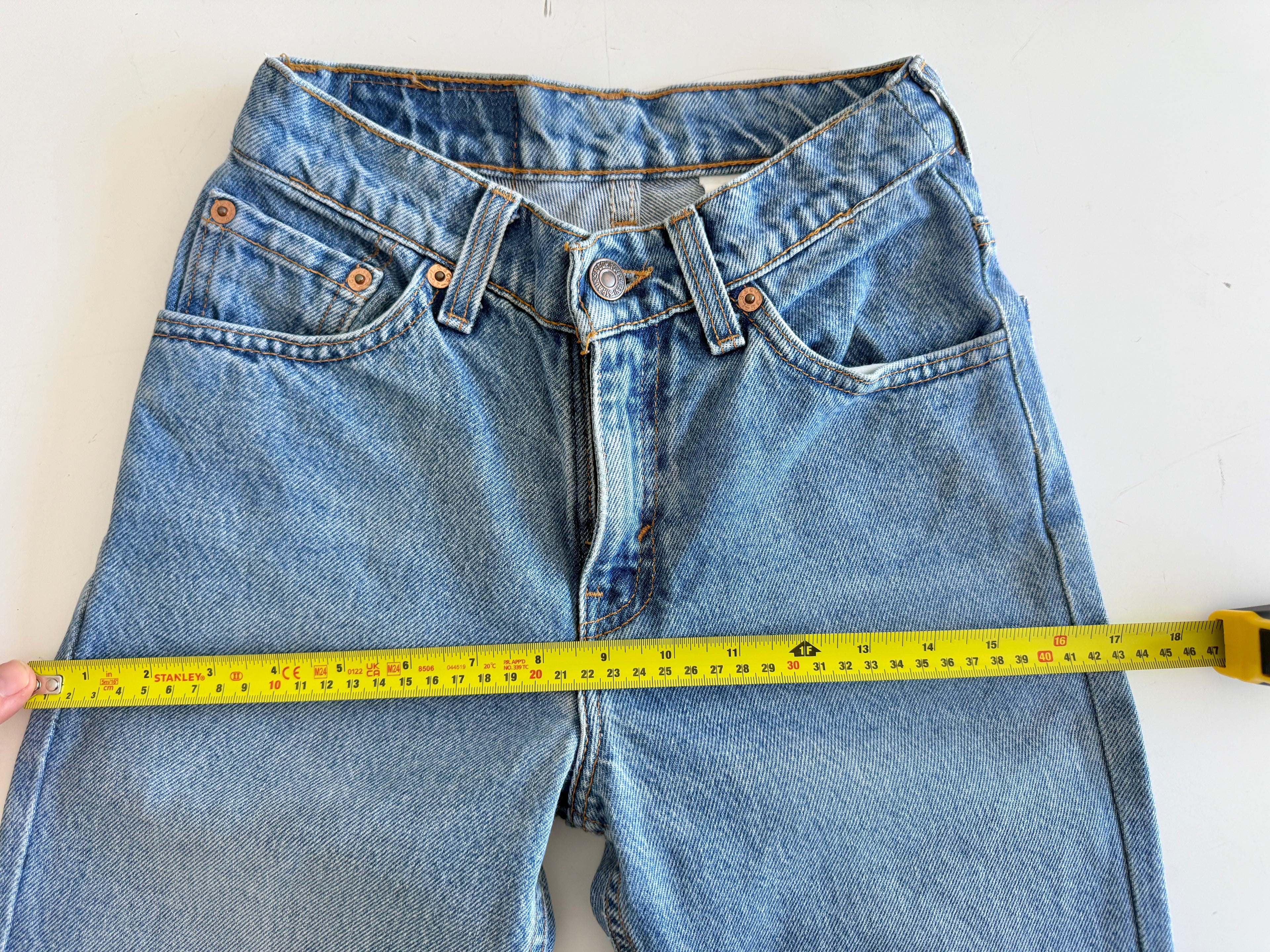 W21 L30 vintage Levis 517 21” measured waist medium blue Levi’s 517s USA 90s