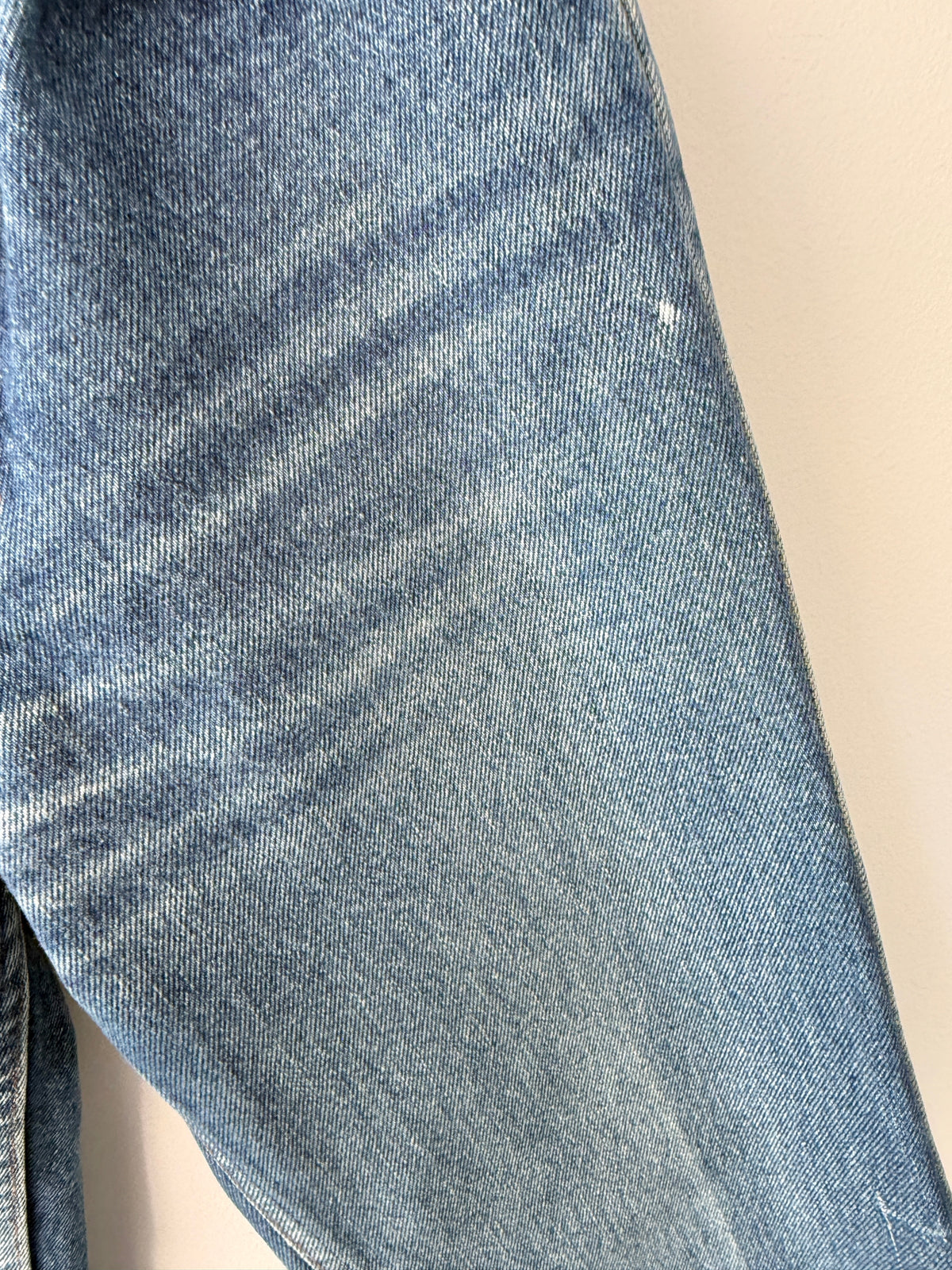 W25 L32 vintage Levis 630 02 17 dark blue fold lines  24/25” measured waist 630s USA 80s slim hips