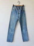 W23 L31 vintage Levis 501 23” measured waist medium darker blue 501s Y2K