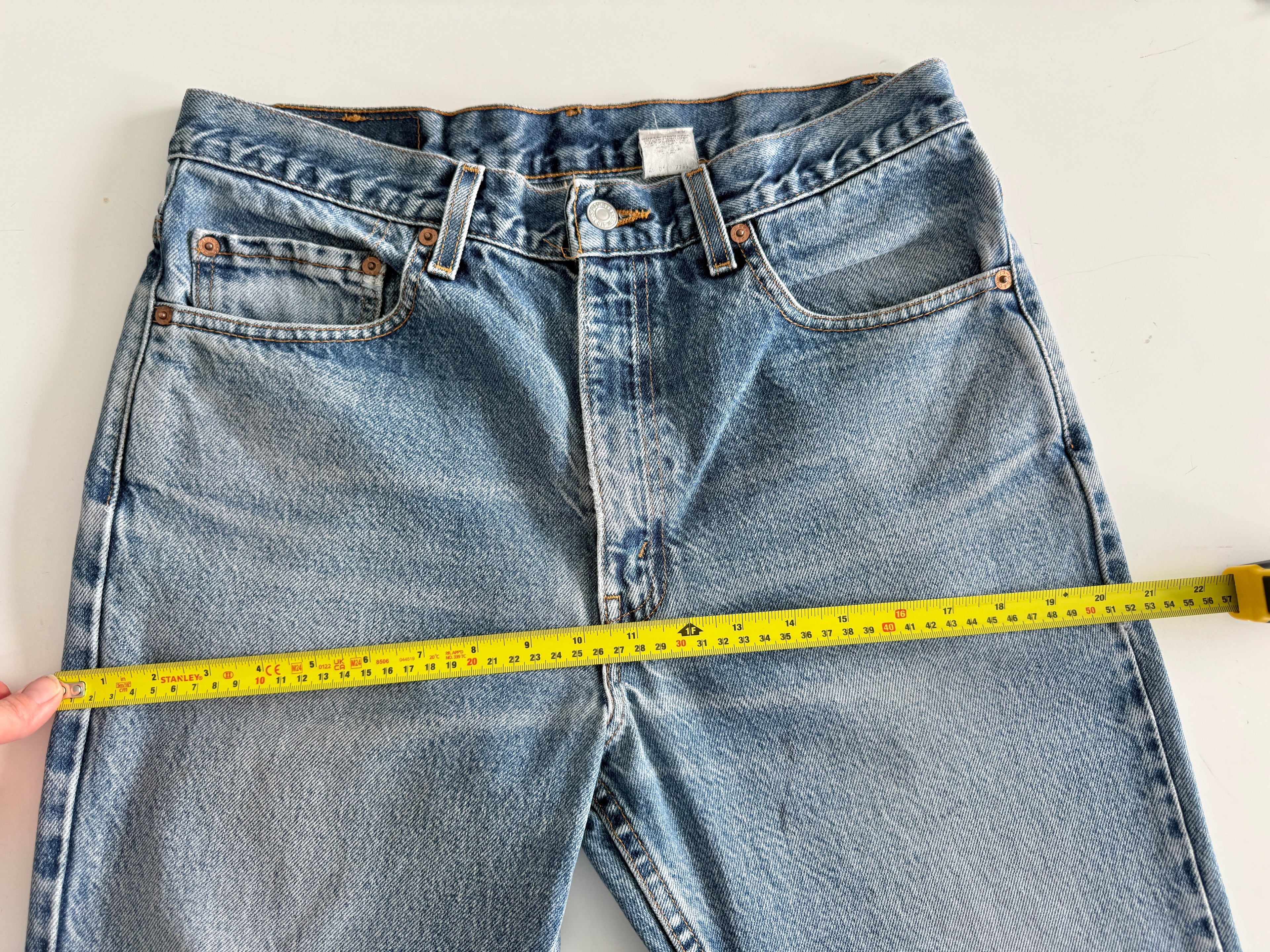 W30 L30 vintage Levis 517 30” measured waist dark faded blue 517s amazing Wallet mark
