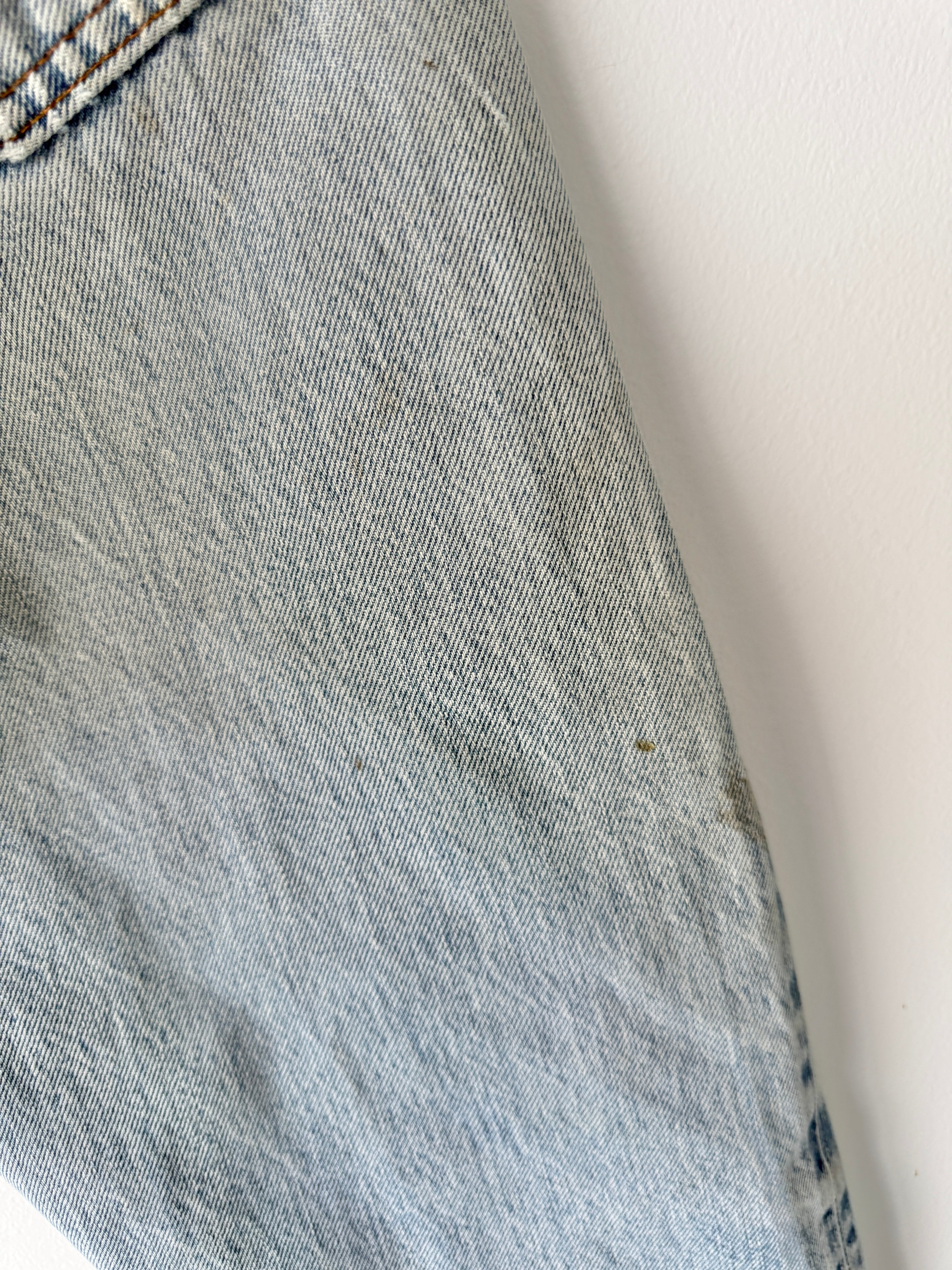 Selvedge W27 L30 vintage Levis 501 26/27” measured light blue faded 80s USA Levi’s 501s