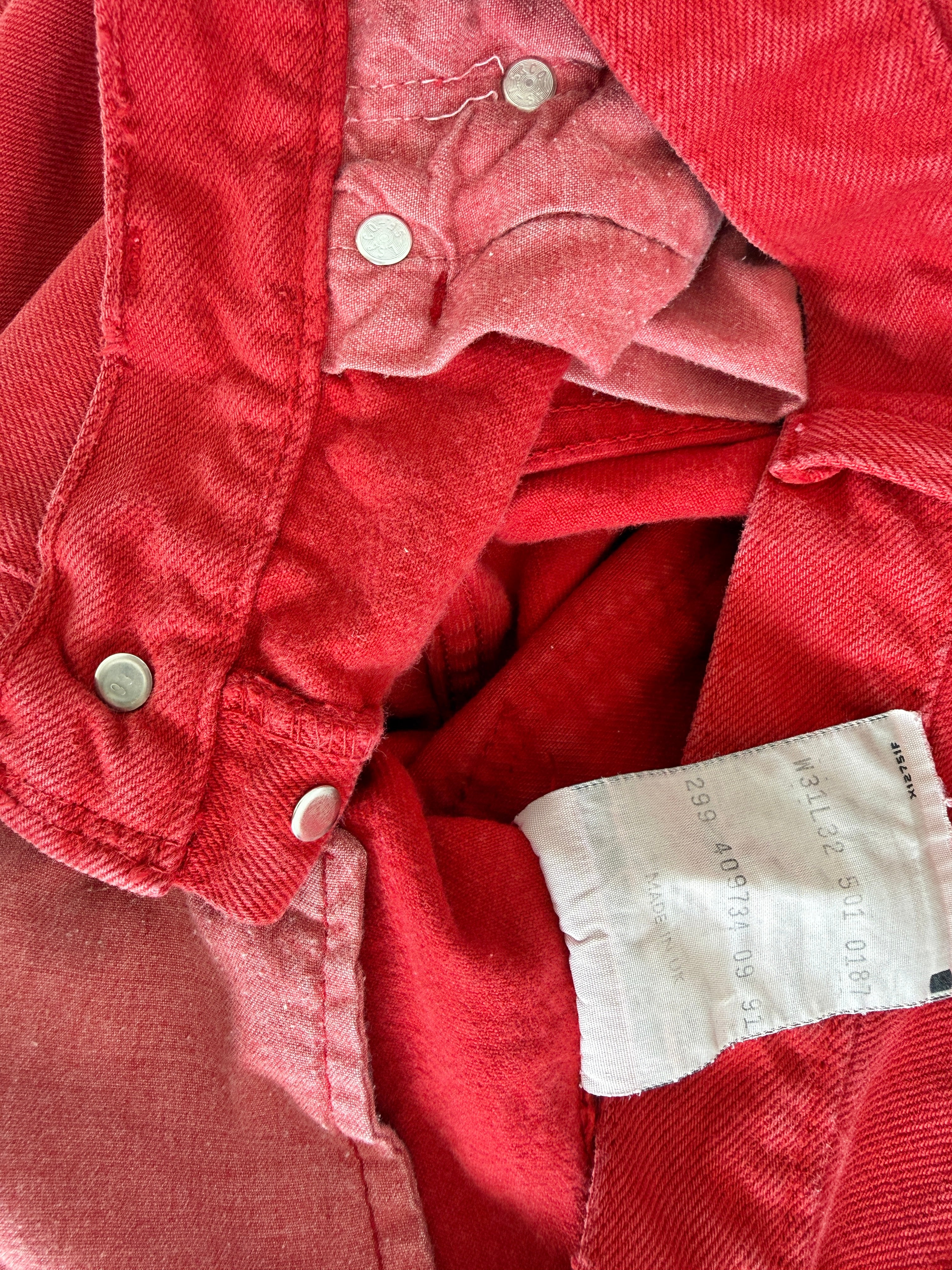 W29 L32 vintage Levis 501 28/29” measured waist red 90s 501s