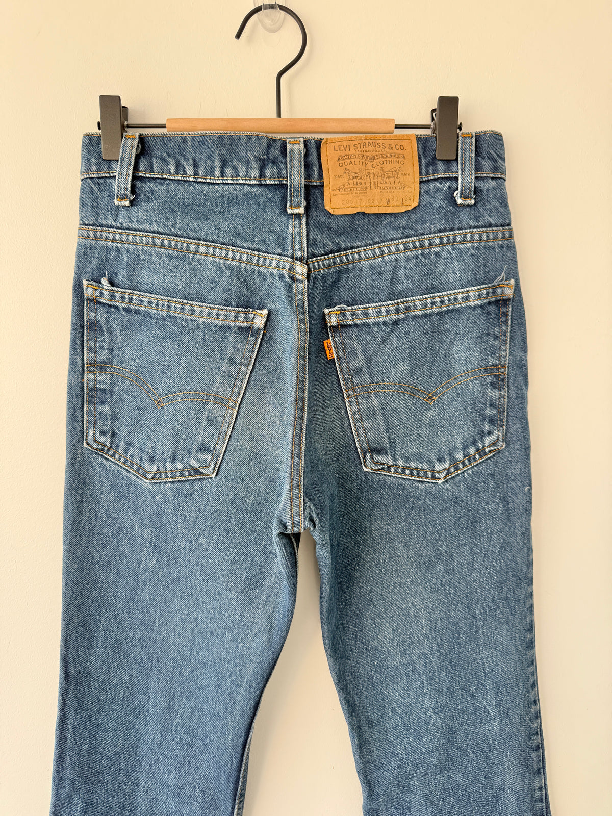 W26 L32 vintage Levis 517s dark blue  25” measured waist 517s USA 80s