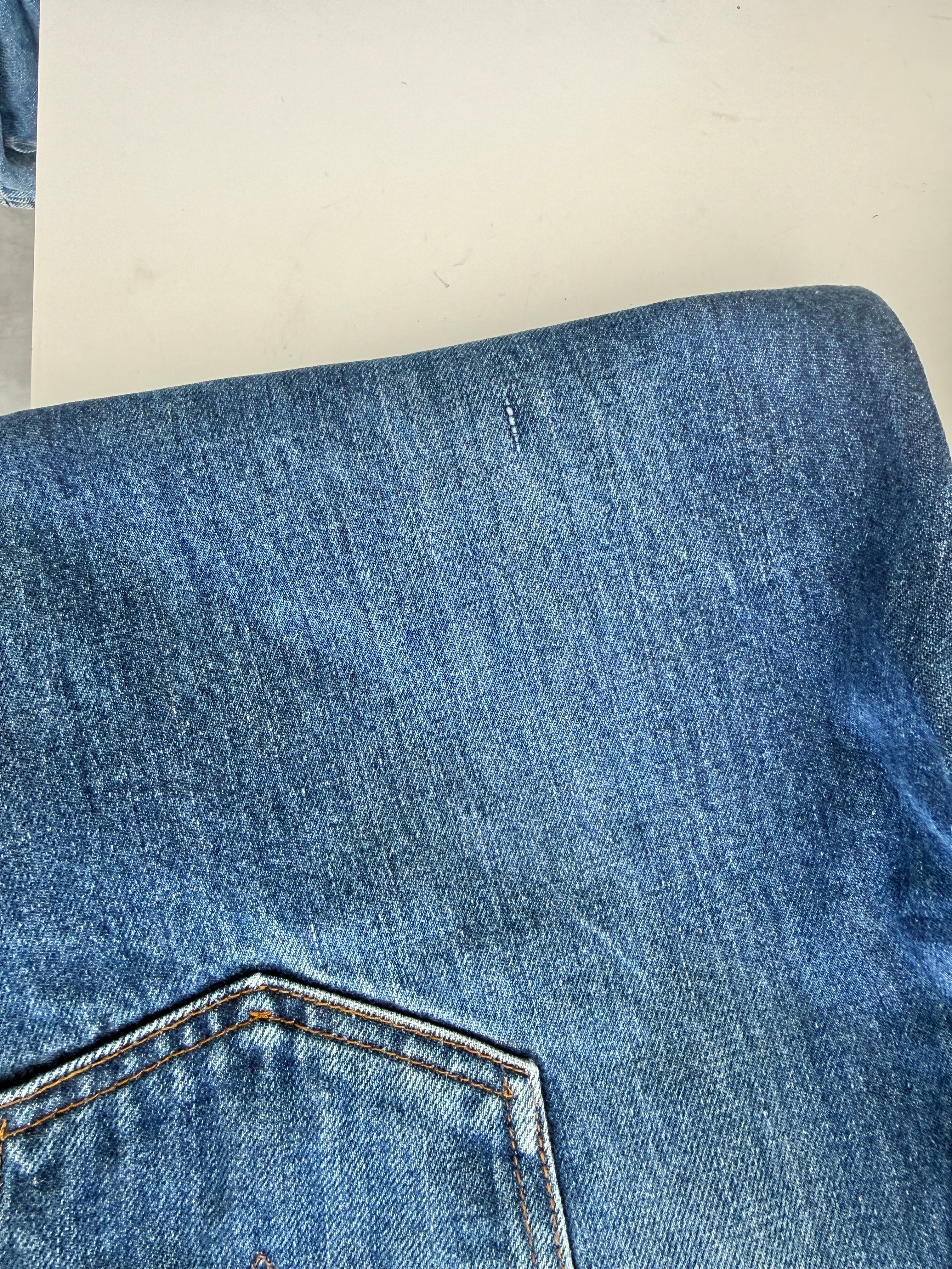 W31 L29 vintage Levis 630 30/31” measured waist dark faded blue 630s 80s   Orange tab
