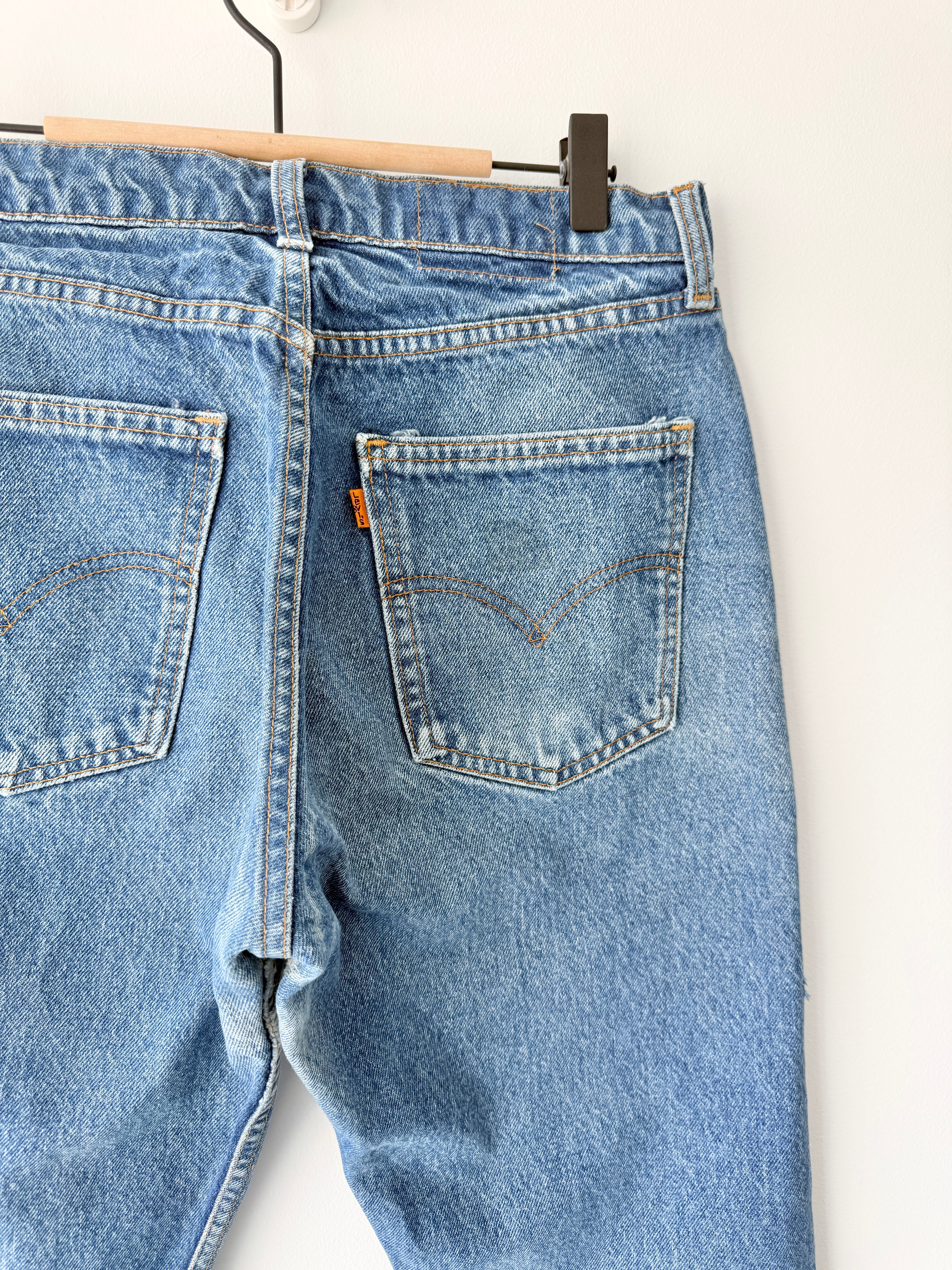 W28 L31 vintage Levis 517 28/29” measured dark fade blue denim Levi’s 517s