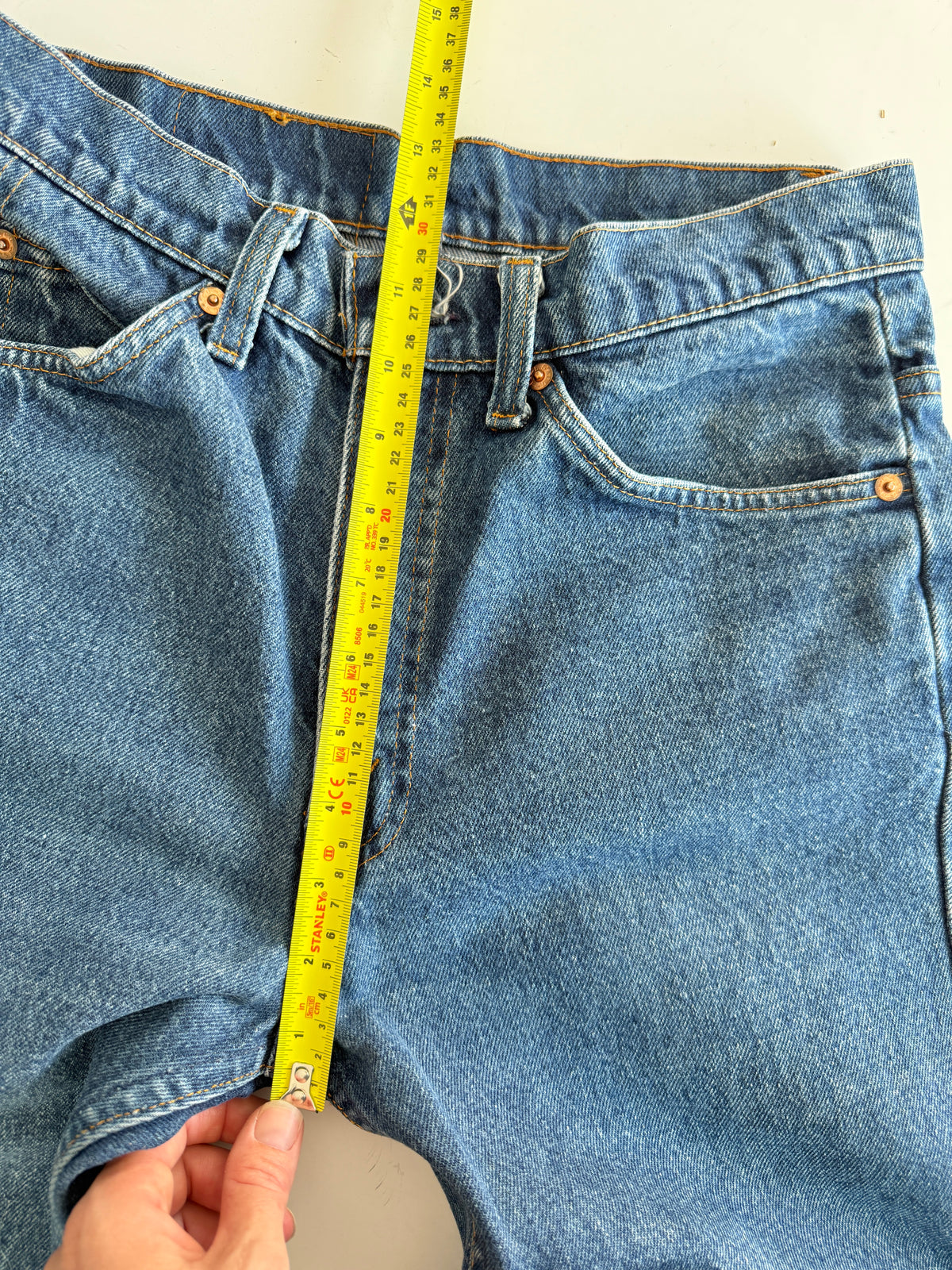 W26 L32 vintage Levis 517s dark blue  25” measured waist 517s USA 80s