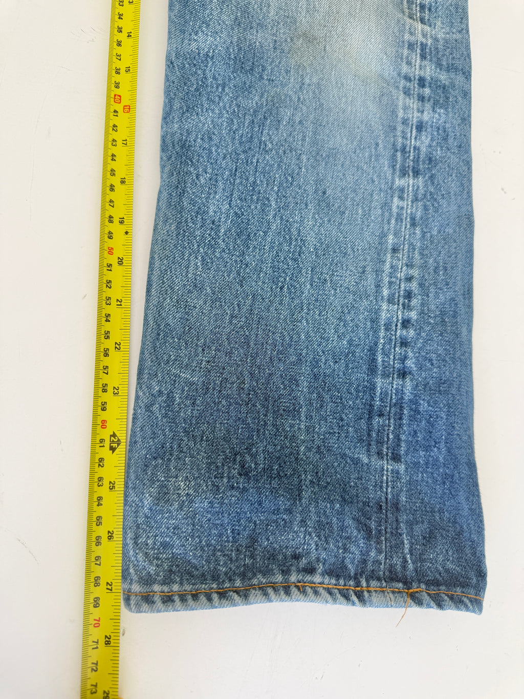 W30 L27 vintage Levis 501 29/30” measured waist dark faded blue 501s USA 80s