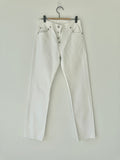 W27 L31 vintage Levis 501 26/27” measured waist white 501s 90s USA denim
