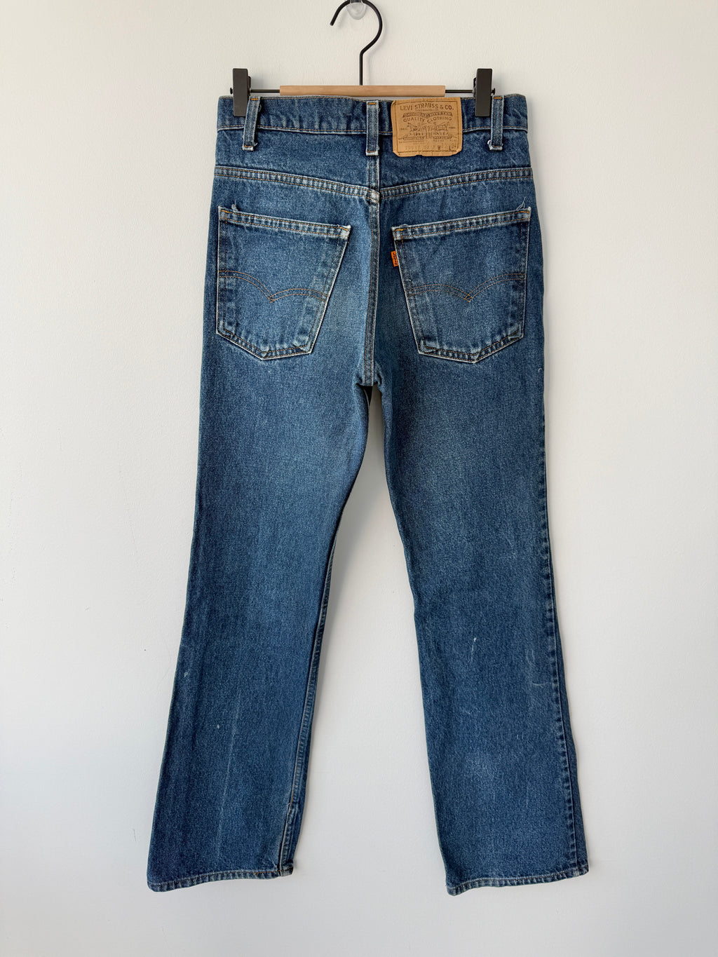 W26 L32 vintage Levis 517s dark blue  25” measured waist 517s USA 80s