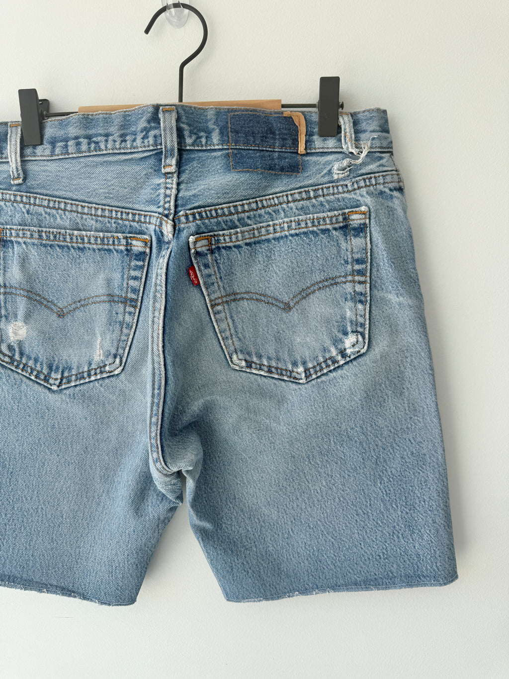 W30 vintage Levis 501 shorts 29/30” measured waist faded denim USA 501s