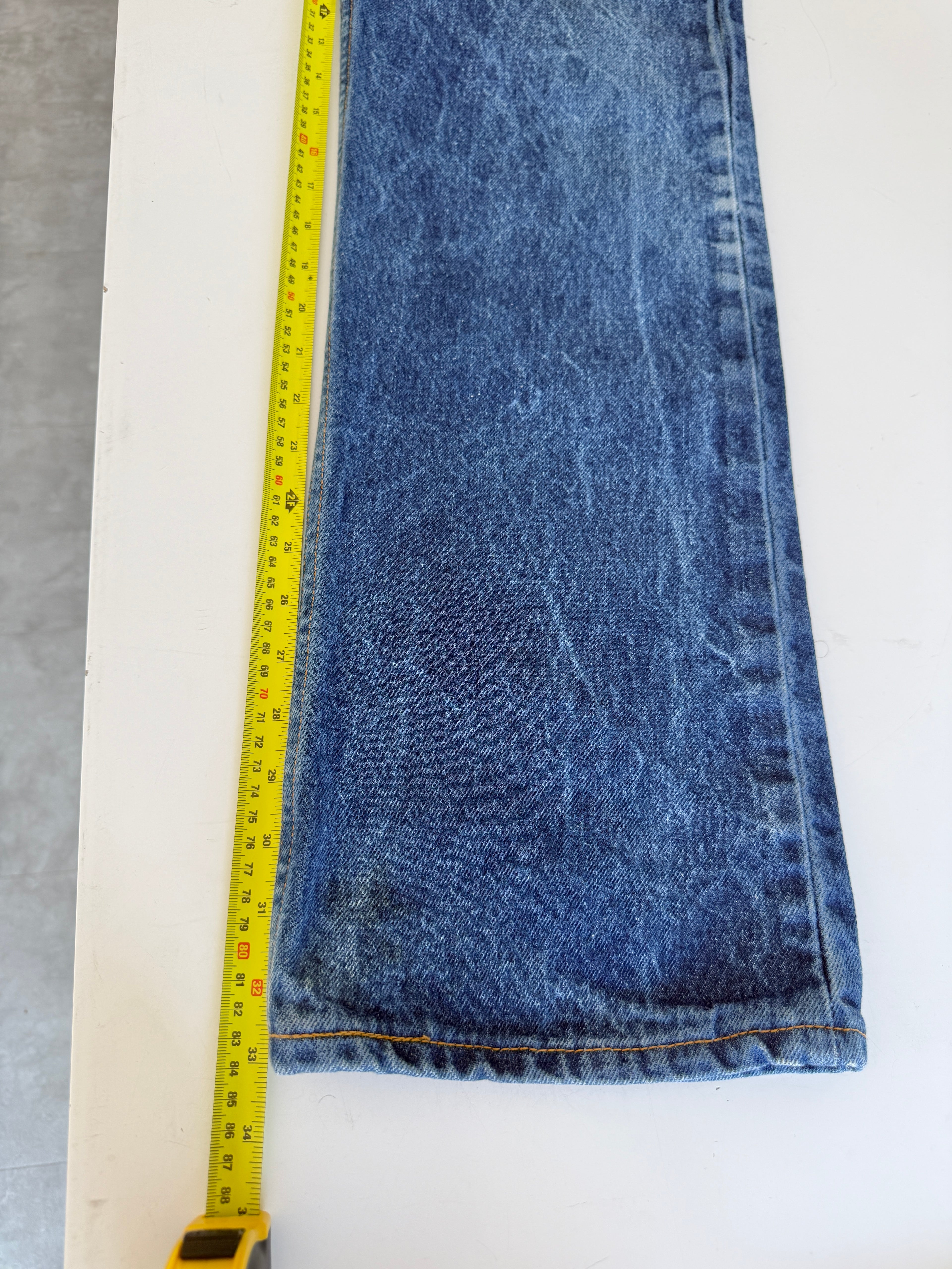 W33 L34 vintage Levis 517 33” measured waist raw blue 517s made in 90s USA