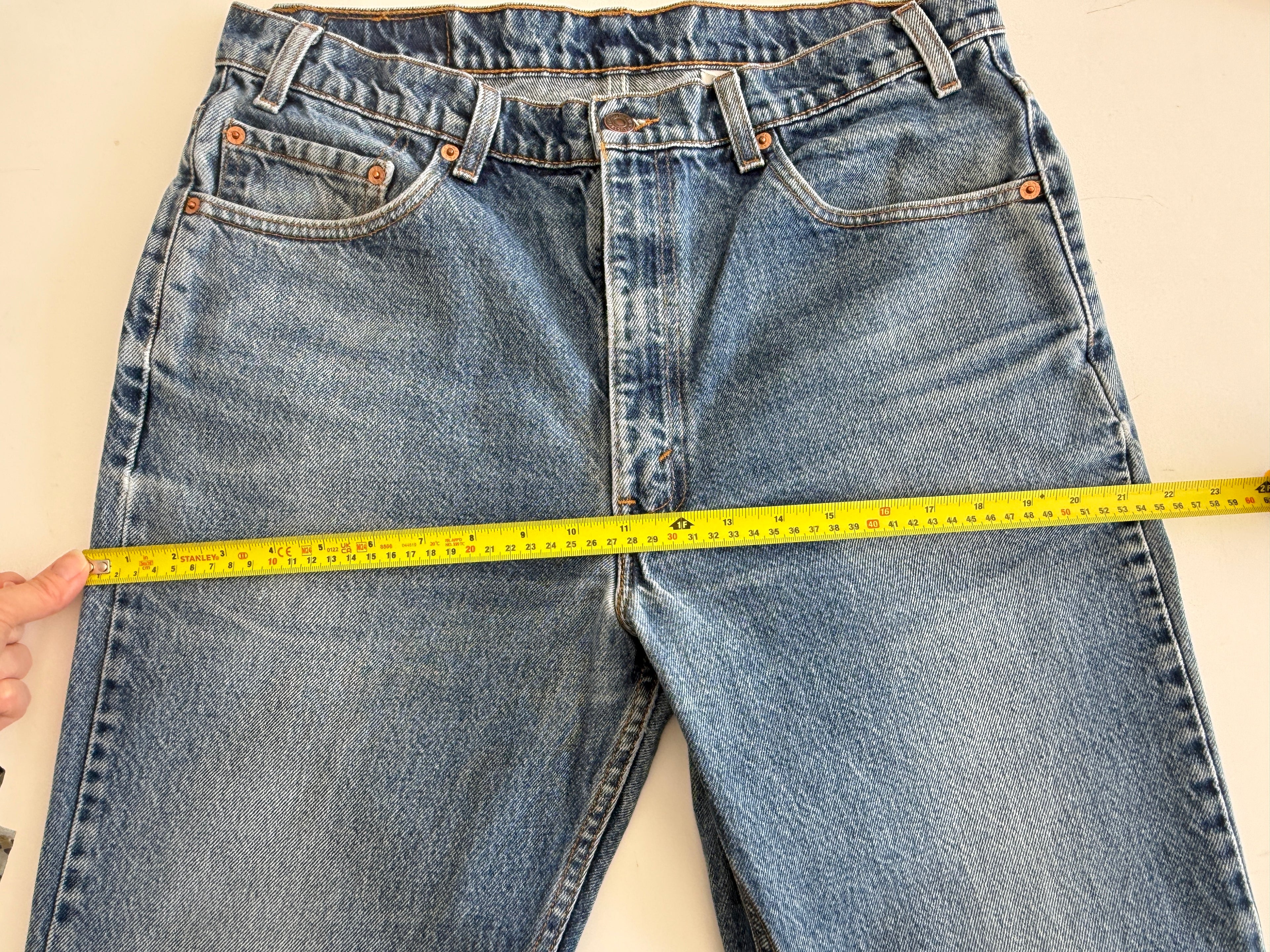 W33 L31 vintage Levis 517 33” measured waist medium faded blue 90s 517s