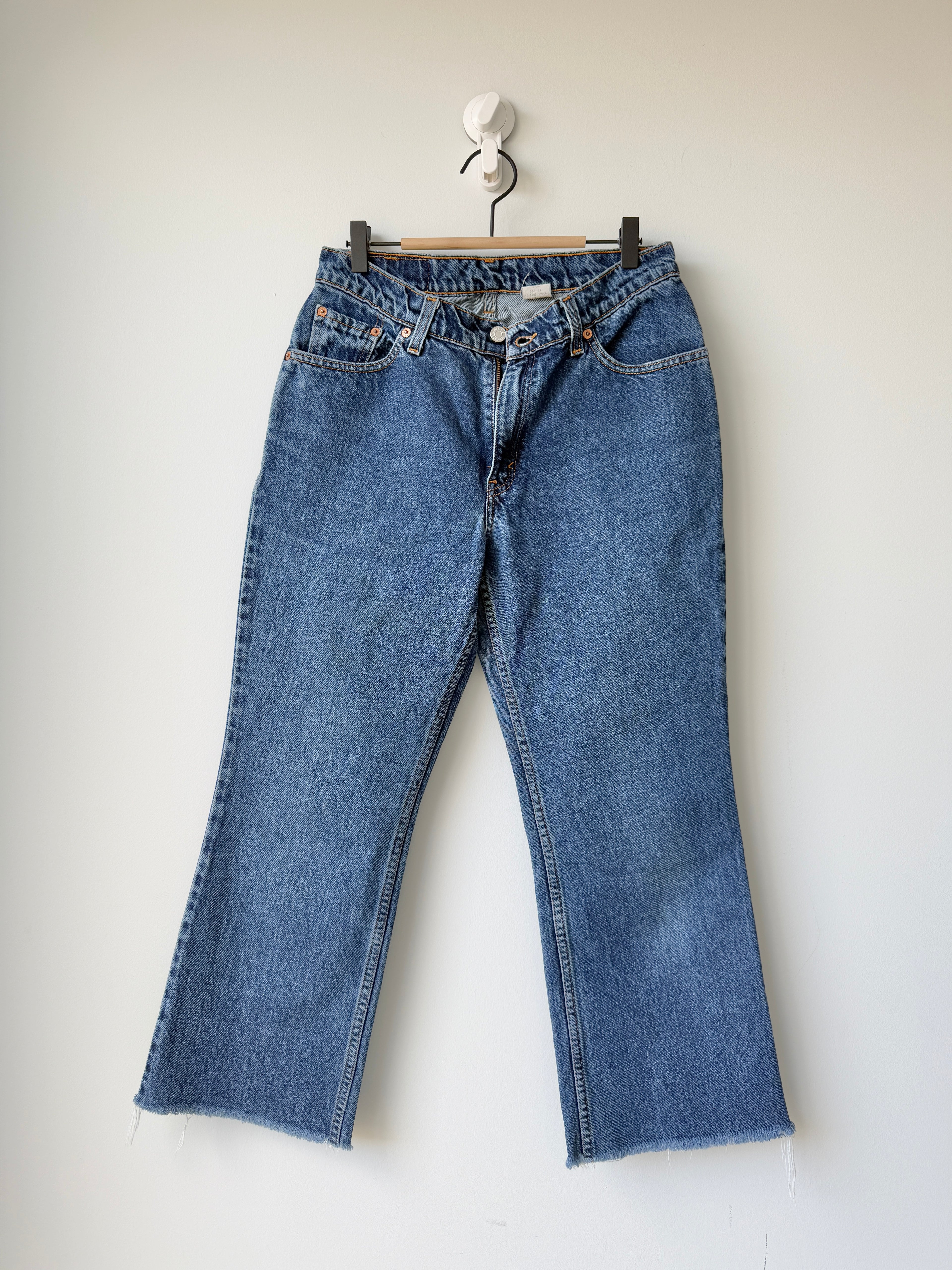 W28 L25 vintage Levis 517 28” measured dark blue 90s Levi’s 517s