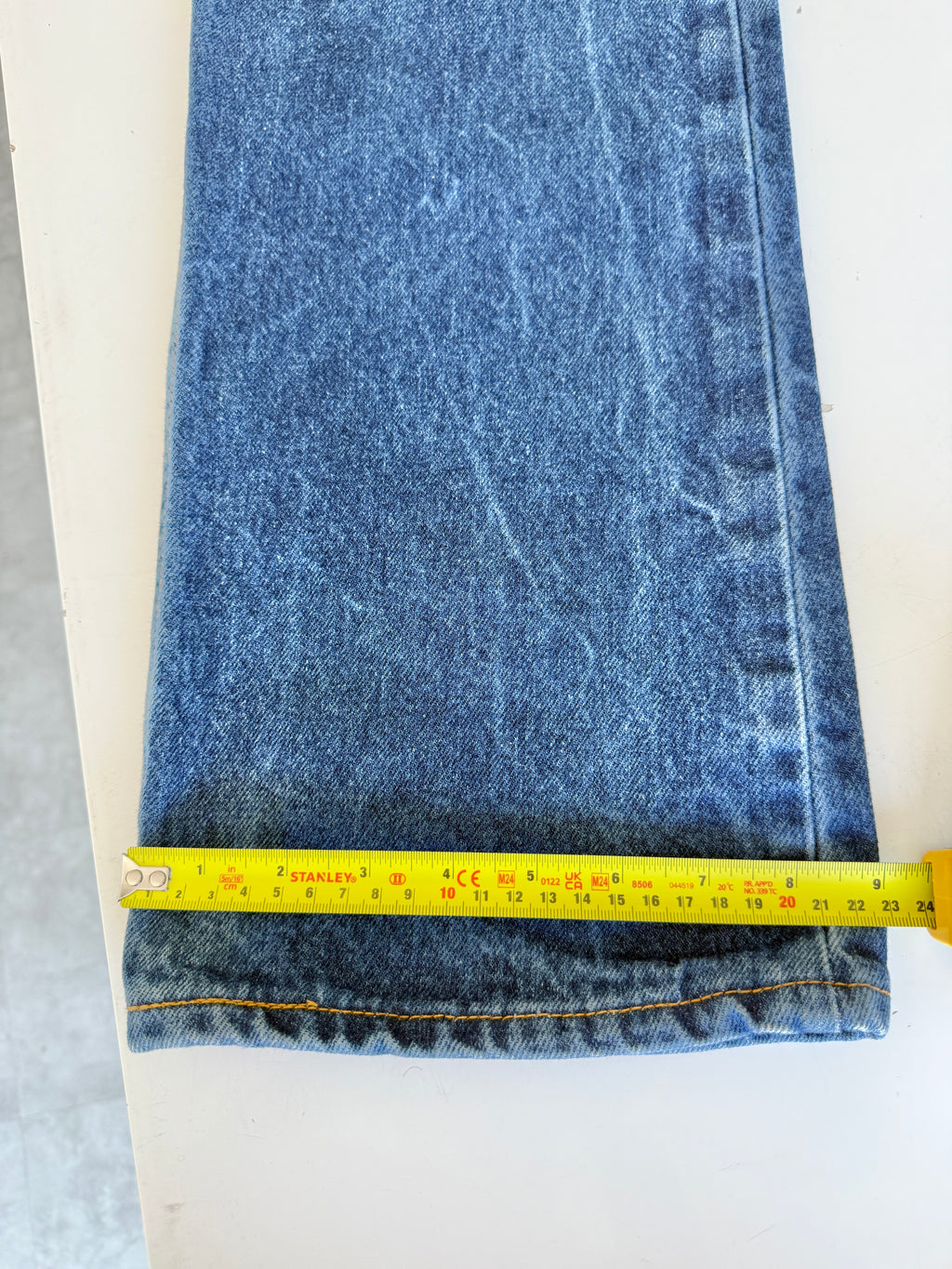 W33 L34 vintage Levis 517 33” measured waist raw blue 517s made in 90s USA