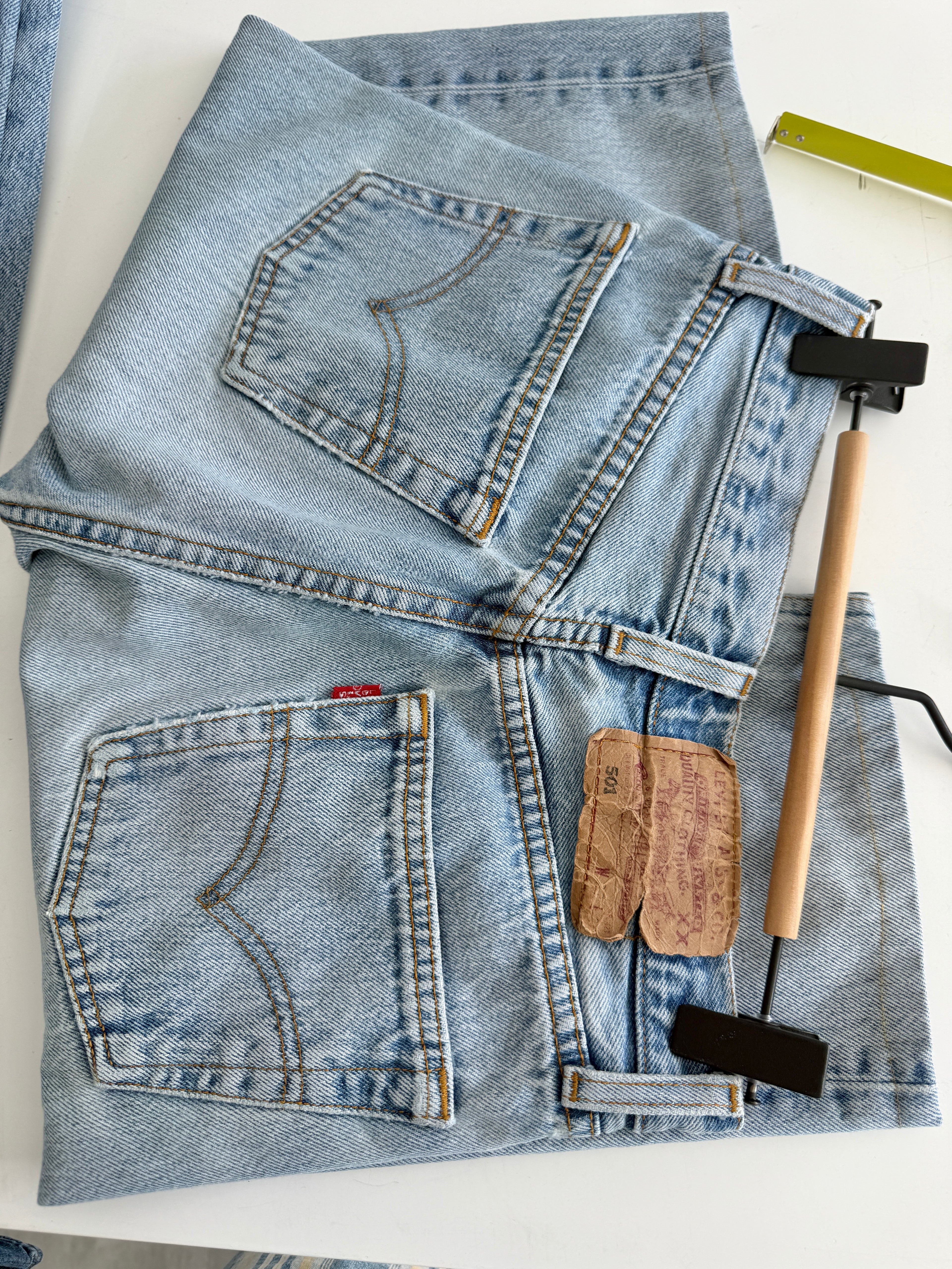 Soft shorts W25 L13 vintage Levis 501 24/25” measured waist light faded blue 501s amazing fade 90s denim