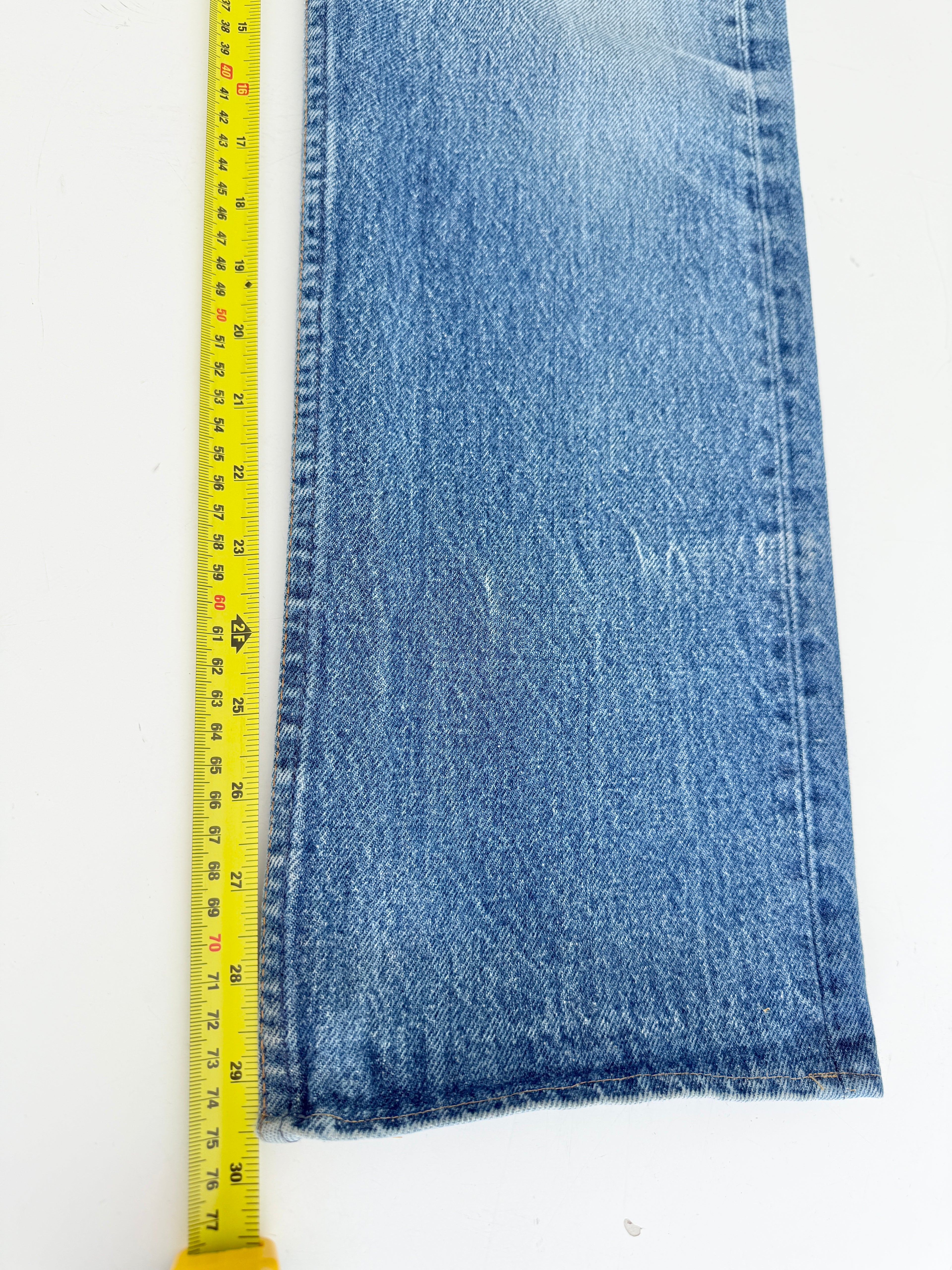 Soft W29 L30 vintage Levis 501s 28/29” measured dark fade whiskers blue denim Levi’s 501s 80s USA