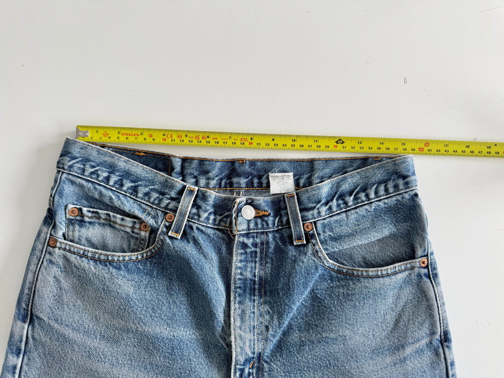W30 L30 vintage Levis 517 30” measured waist dark faded blue 517s amazing Wallet mark