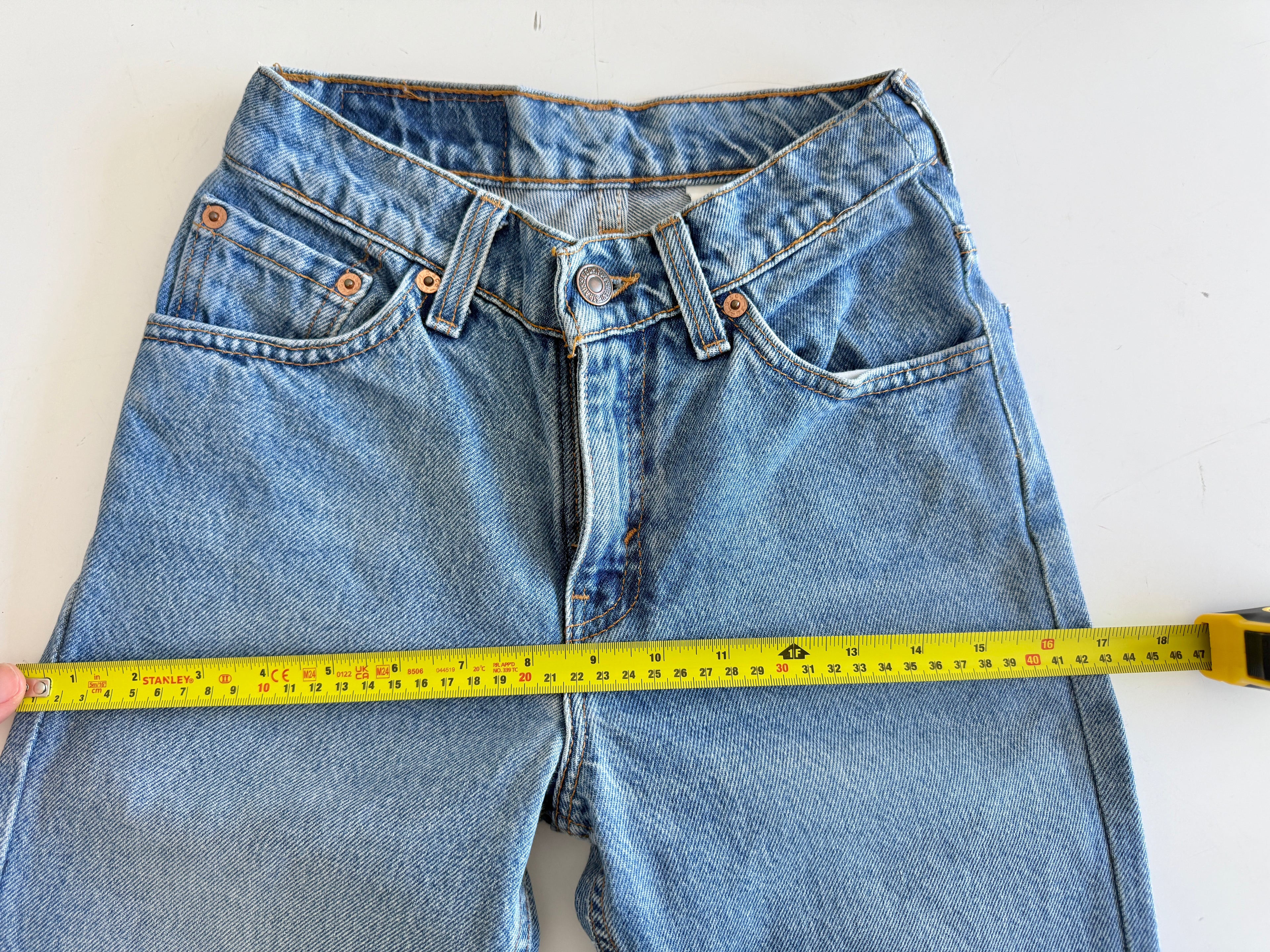W21 L30 vintage Levis 517 21” measured waist medium blue Levi’s 517s USA 90s