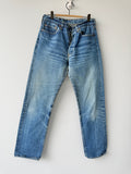 W30 L30 vintage Levis 501 29/30” measured dark faded blue 80sUSA Levi’s 501s